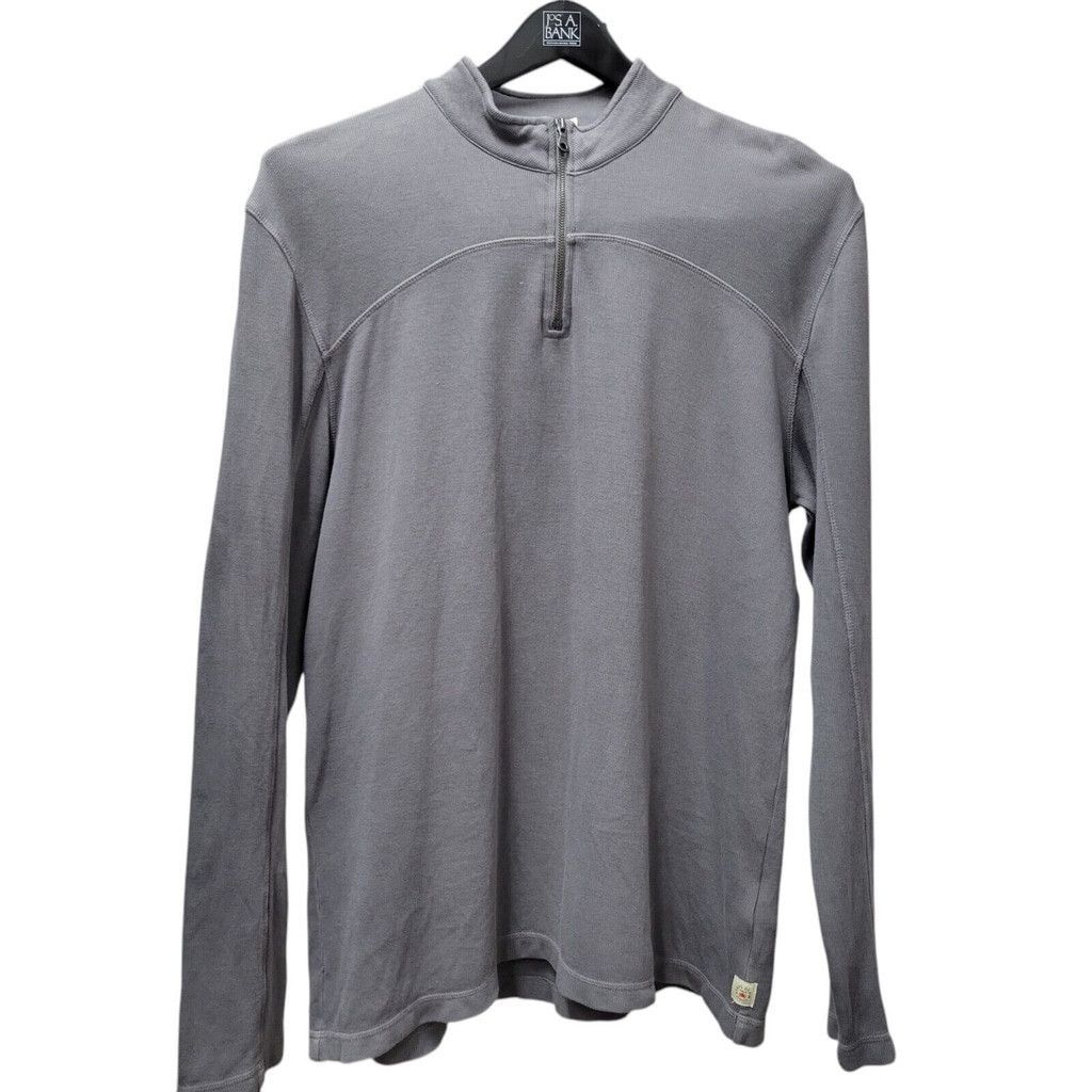 Agave Agave Denim Quarter Zip Jersey Pullover Shirt Men's Size XL Size US XL / EU 56 / 4 - 1 Thumbnail