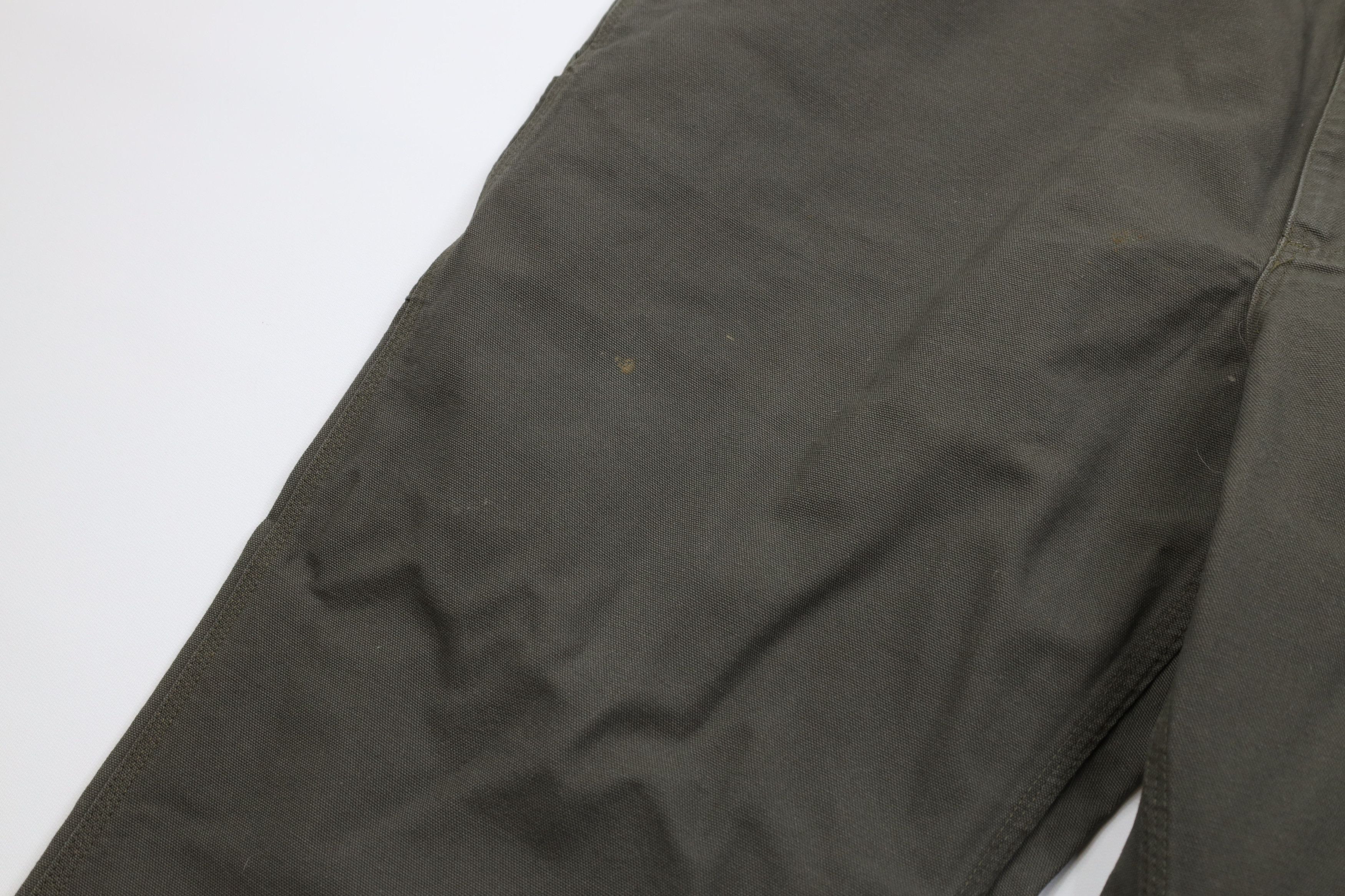 Carhartt Vintage Y2K Carhartt Wide Leg Dungaree Pants Moss Green Size US 42 / EU 58 - 5 Thumbnail