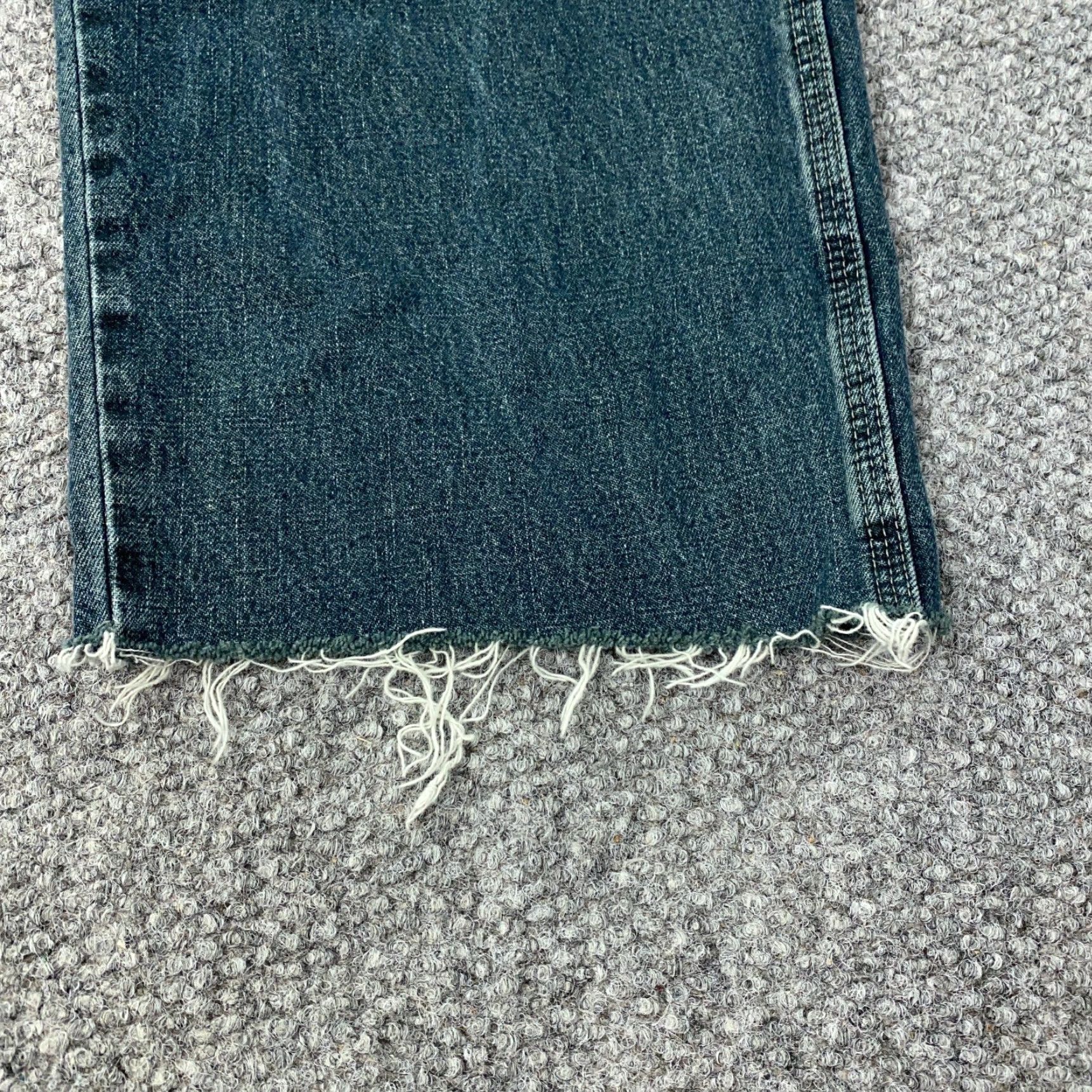 Wrangler VINTAGE Wrangler Jeans Men 34x30 Relaxed Fit Denim Blue 90s Grunge Baggy Carpenter Inspired Size US 33 - 4 Thumbnail