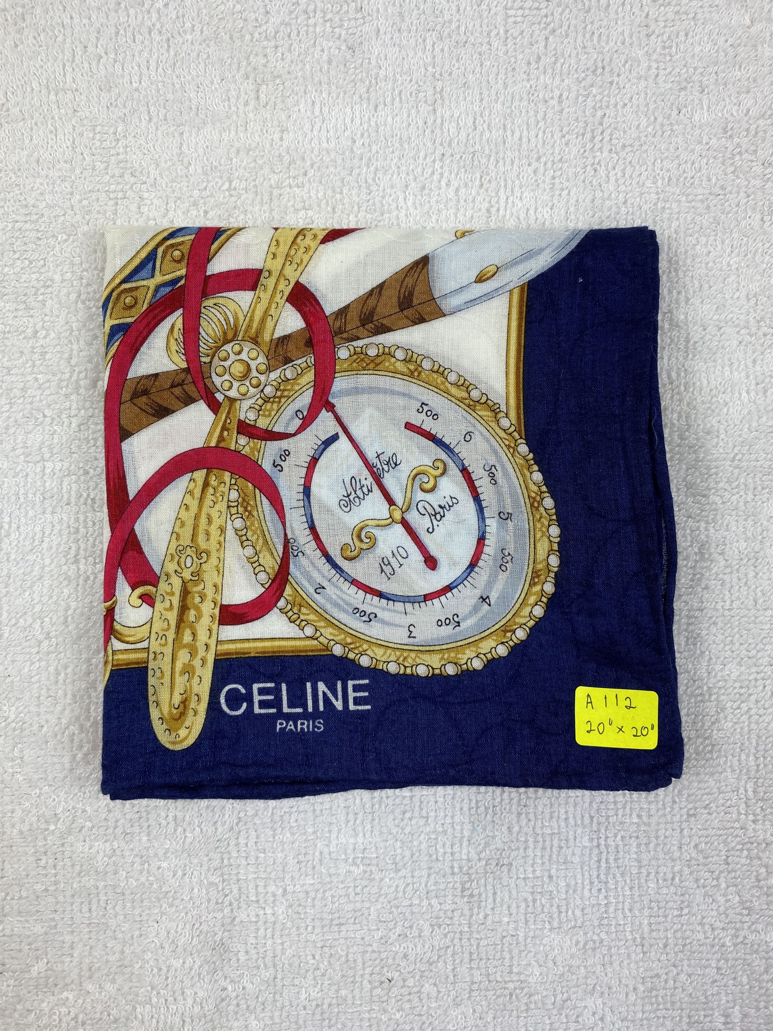 Celine Celine Bandana / Handkerchief / Neckerchief Size ONE SIZE - 6 Thumbnail