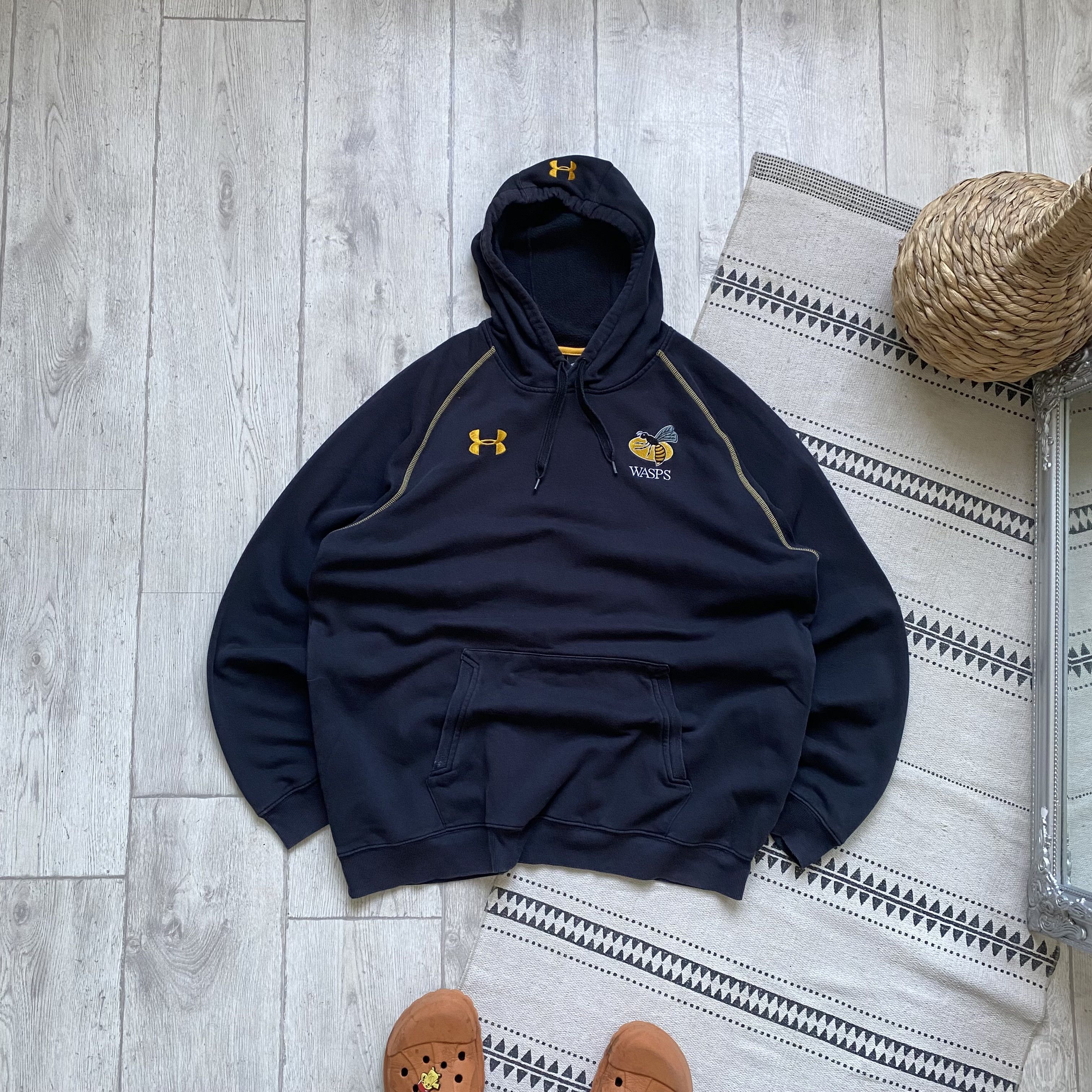 Nike 🏈 UA WAPS England Rugby hoodie Blockore Nike Umbro Drill Size US XXL / EU 58 / 5 - 1 Thumbnail