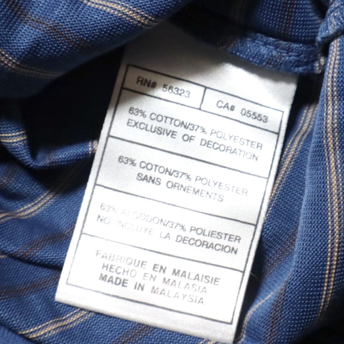 Nike VTG Nike TW Tiger Woods Cotton Blend Striped Polo Shirt Blue Men's M Size US M / EU 48-50 / 2 - 7 Thumbnail