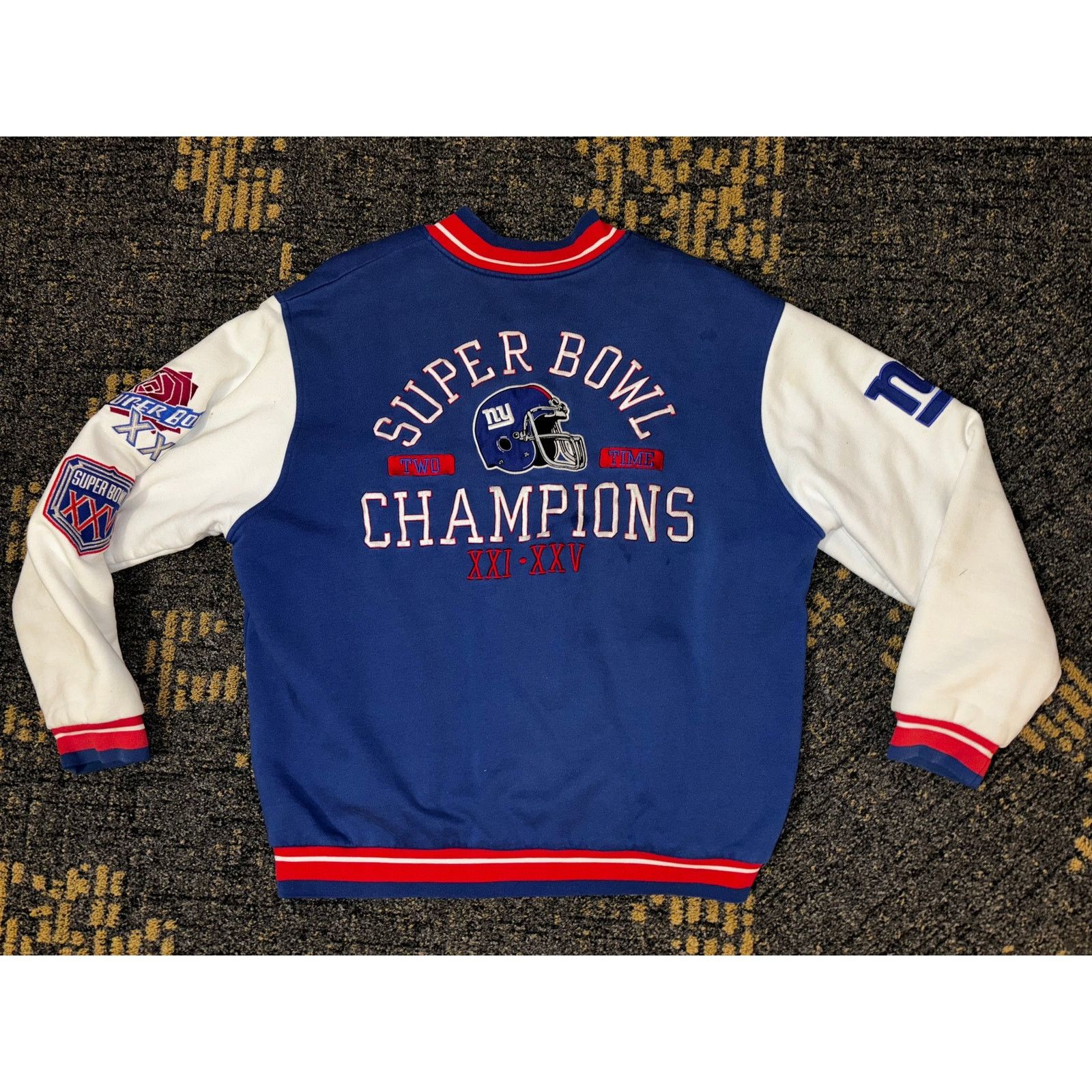 Reebok NY Giants Jacket NFL Reebok Vintage Superbowl Champ Size XL Size US XL / EU 56 / 4 - 5 Thumbnail