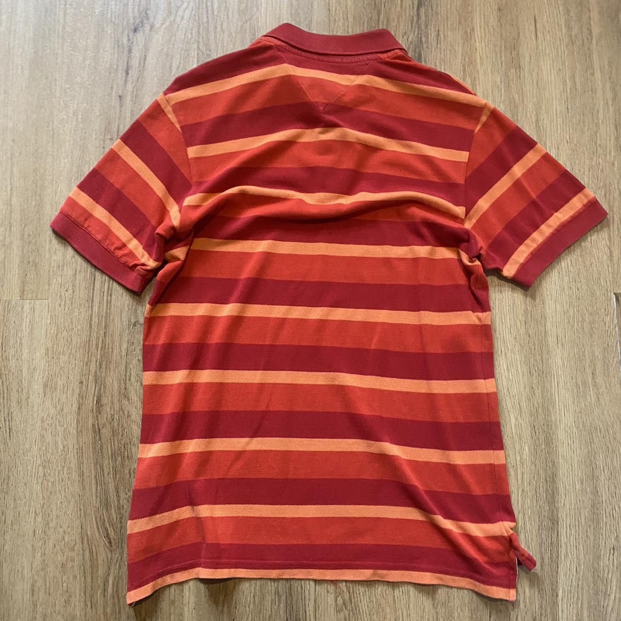 Tommy Hilfiger Red and orange striped Tommy Hilfiger polo shirt Size US S / EU 44-46 / 1 - 4 Thumbnail