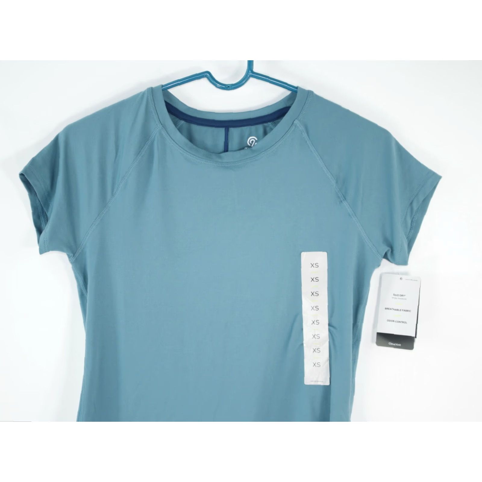 Champion Champion Sport T-Shirt Shirt Womens XS Blue Athletic Knit Short Sleeve Crew Neck 32 Chest Regular Size Type: T-Shirt Size XS / US 0-2 / IT 36-38 - 3 Thumbnail