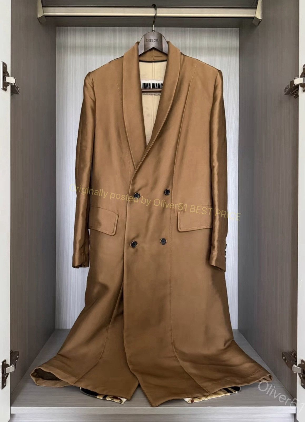 Uma Wang Uma Wang 17AW shawl‑collar velvet floral coat YYYY17/2610 Size S / US 4 / IT 40 - 1 Thumbnail
