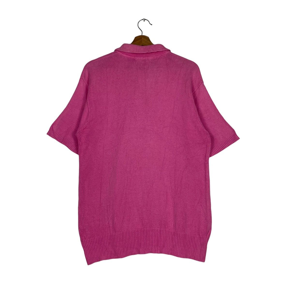 Polo Ralph Lauren POLO RALPH LAUREN Short Sleeve Pink Knitted Jumper #1228-C55 Size US M / EU 48-50 / 2 - 8 Thumbnail