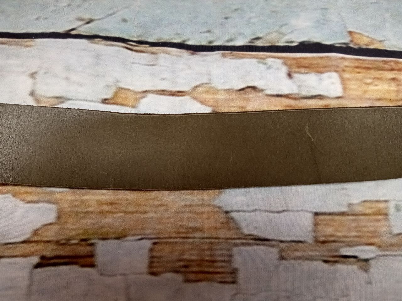 Diesel Vintage Diesel Leather Belt Mohawk Buckle Khaki Size 105/42 Size ONE SIZE - 6 Thumbnail