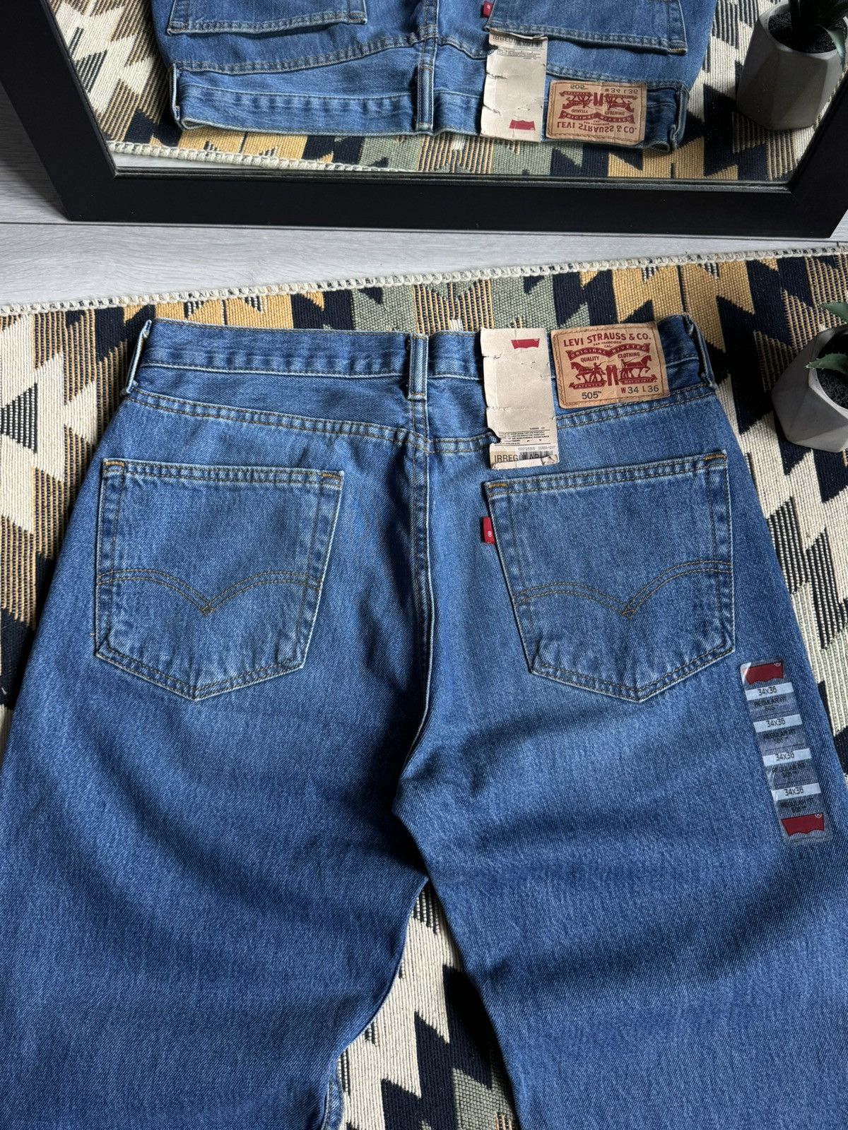Levi's New! Levi’s 5050 Regular Fit Denim Jeans Size US 34 / EU 50 - 5 Thumbnail