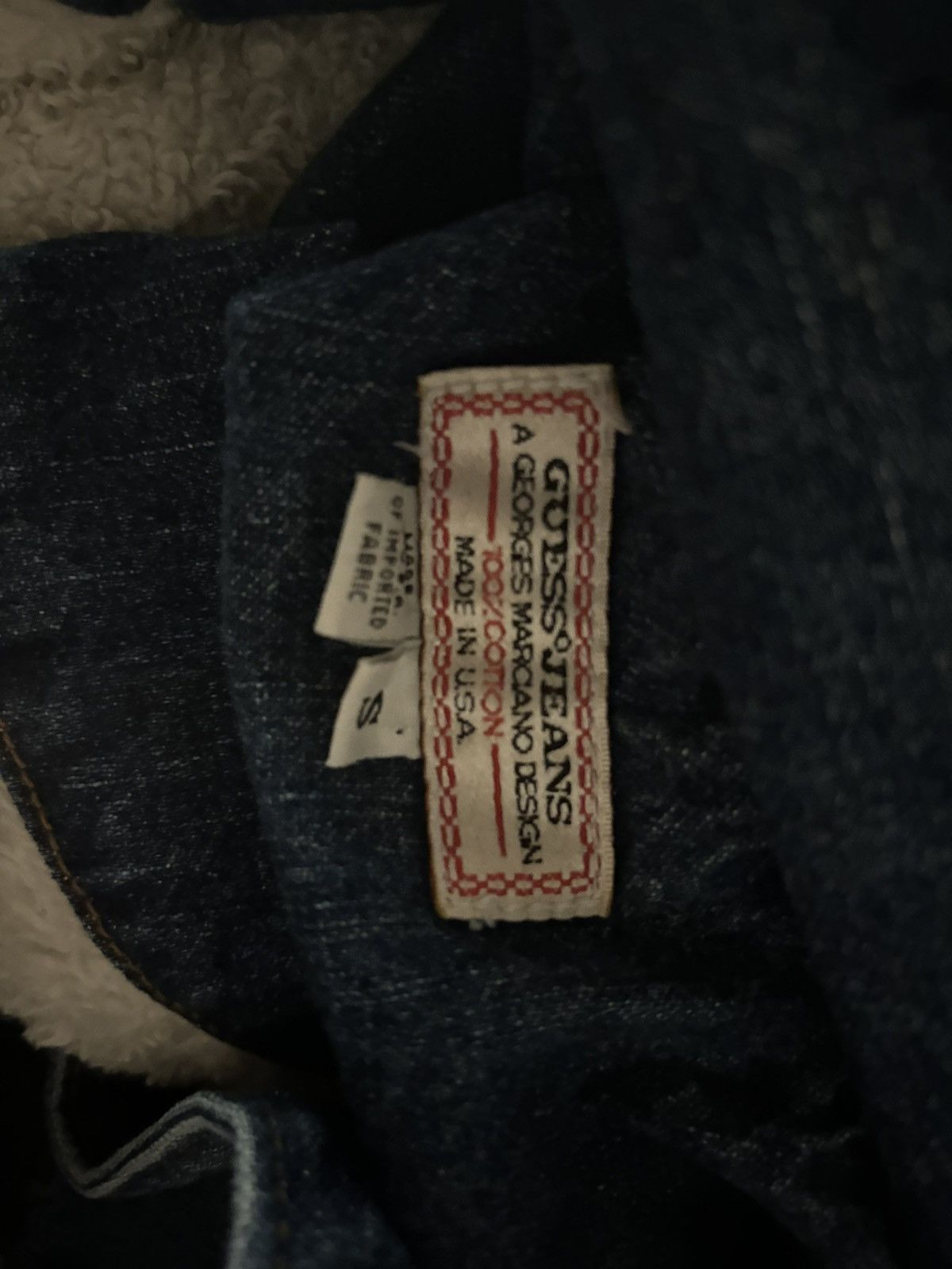 Georges Marciano × Guess Vintage Guess George Marciano Denim jacket Size S / US 4 / IT 40 - 4 Thumbnail
