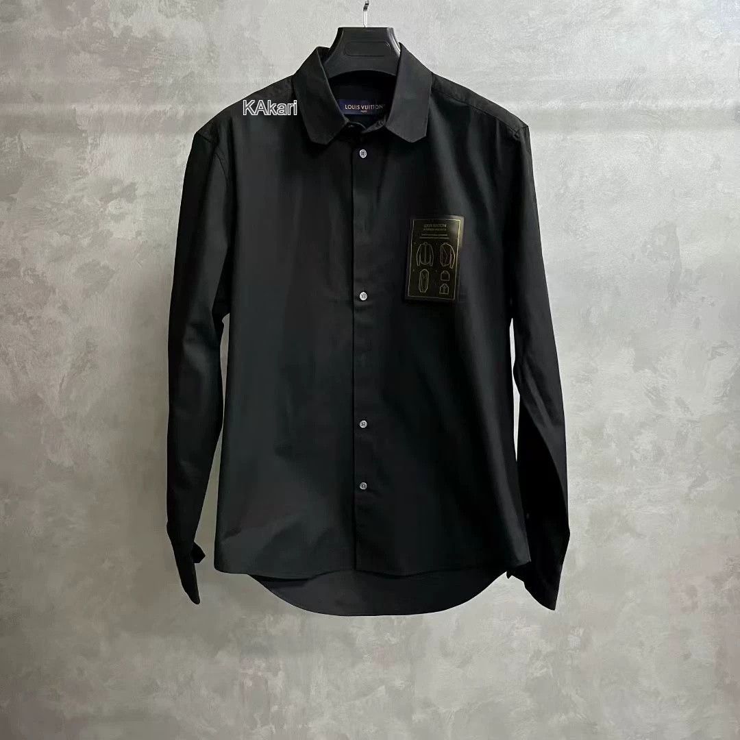 Louis Vuitton LOUIS VUITTON Irredescent Long Sleeve Dress Shirt
