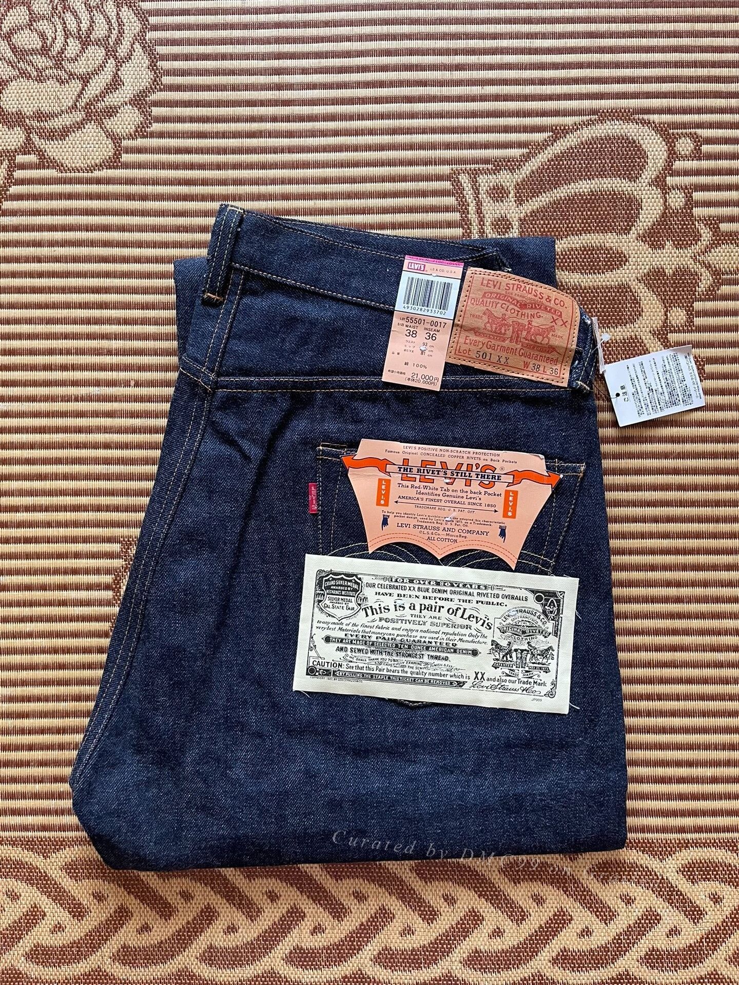 Levi's Vintage Clothing Levi's LVC 501xx 1955 W38 Jeans Size US 38 / EU 54 - 1 Thumbnail
