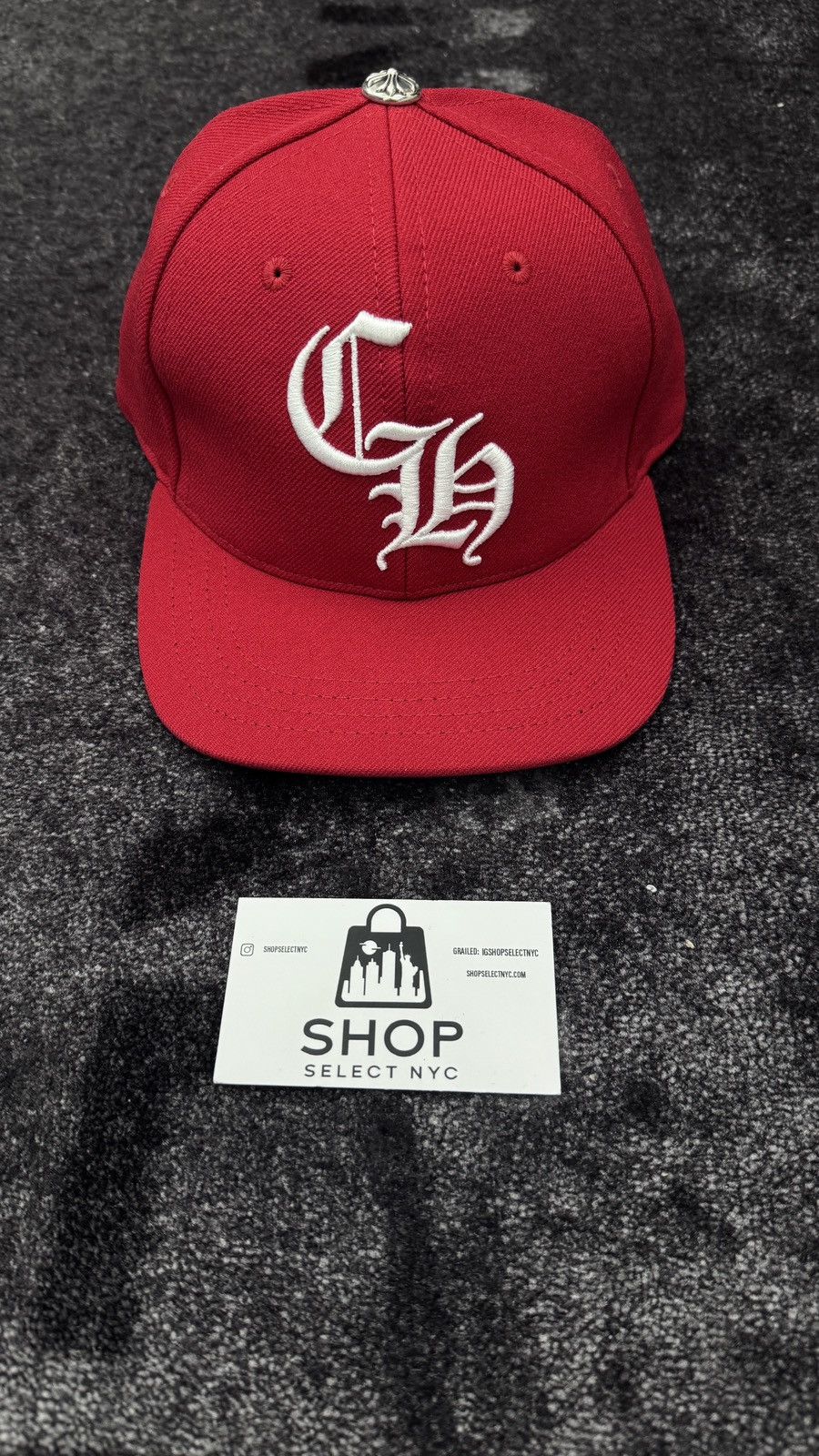 Chrome Hearts BRAND NEW CHROME HEARTS CH 6-PANEL RED SNAPBACK CAP HAT Size ONE SIZE - 1 Thumbnail