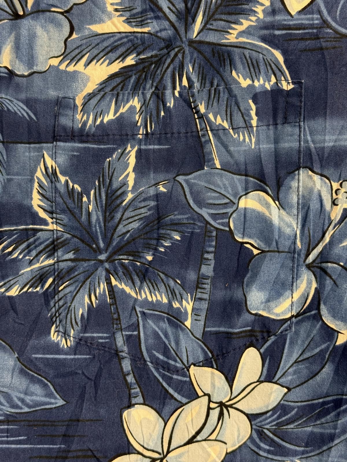 Other Two Palms Mens Hawaiian Shirt Plumeria Made in Hawaii Shirt Size US L / EU 52-54 / 3 - 4 Thumbnail