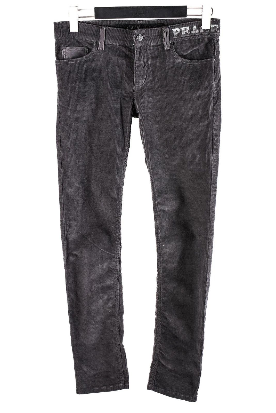 Zadig & Voltaire Women's Zadig & Voltaire Peace Gray Corduroy Jeans W33 L32 Size 31" - 1 Thumbnail