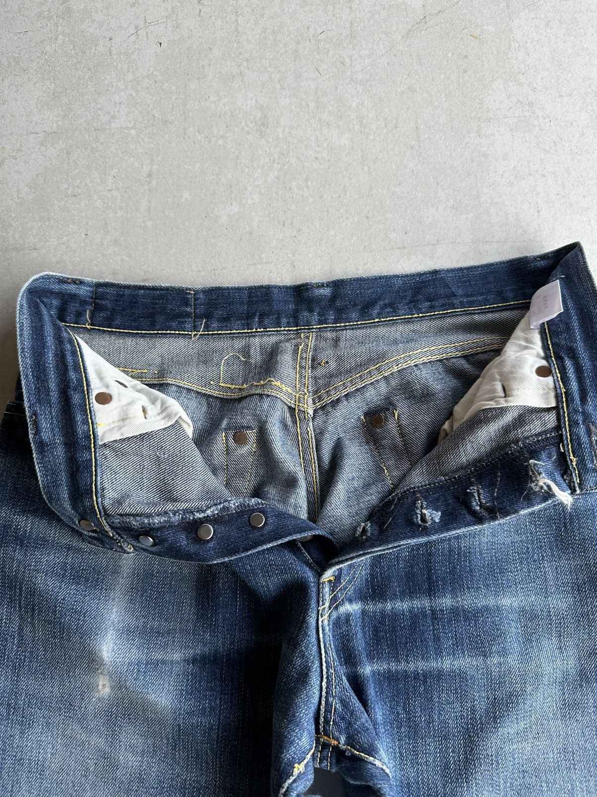 Studio D'Artisan SICKSS! Vintage STUDIO D ARTISAN Denim Lemon Stitch/Selvedge Size US 29 - 13 Thumbnail