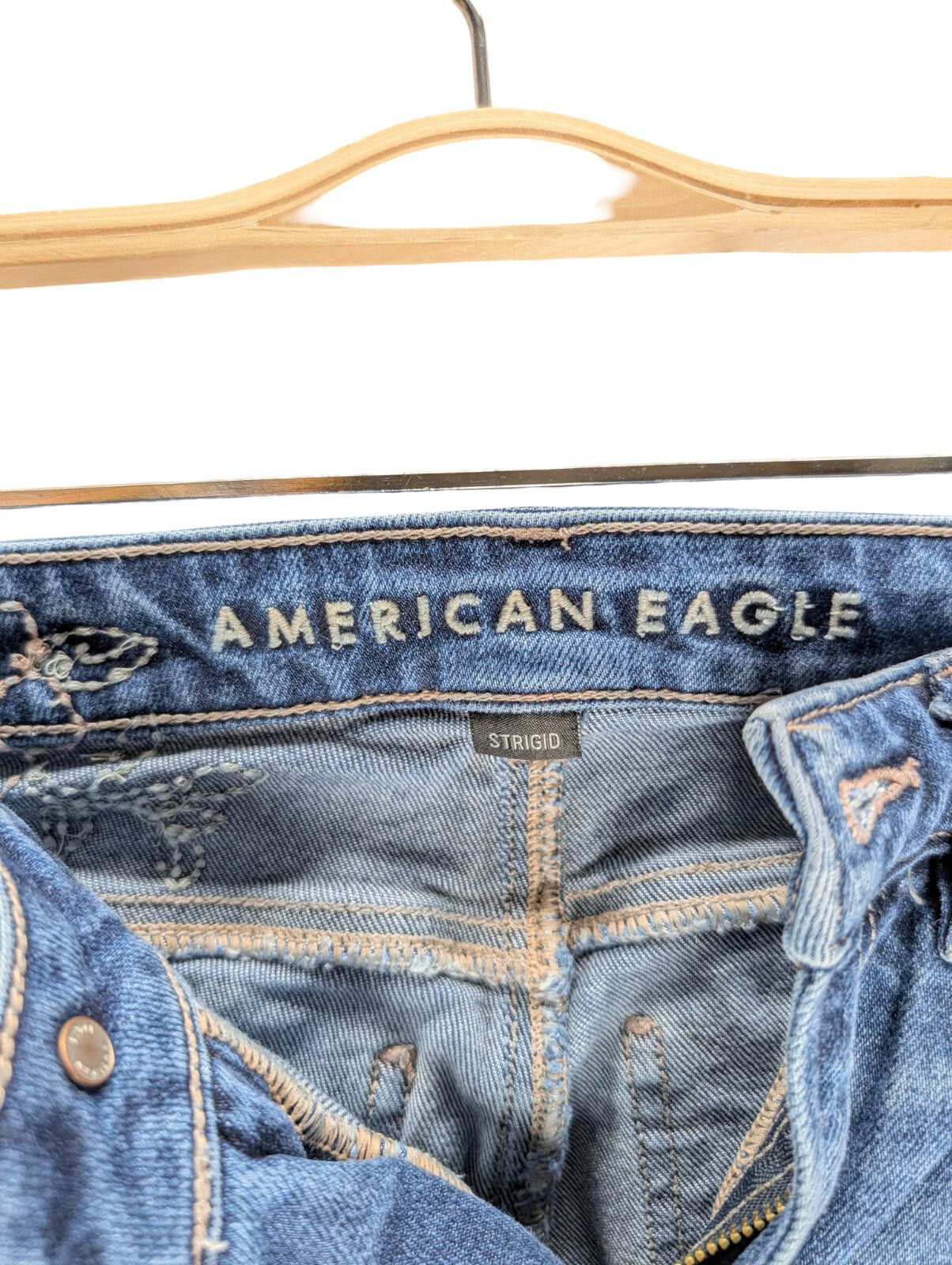 American Eagle Outfitters American Eagle Distressed Rigid Denim Jeans – Size 00R Size 24" / US 00 / IT 34 - 2 Thumbnail
