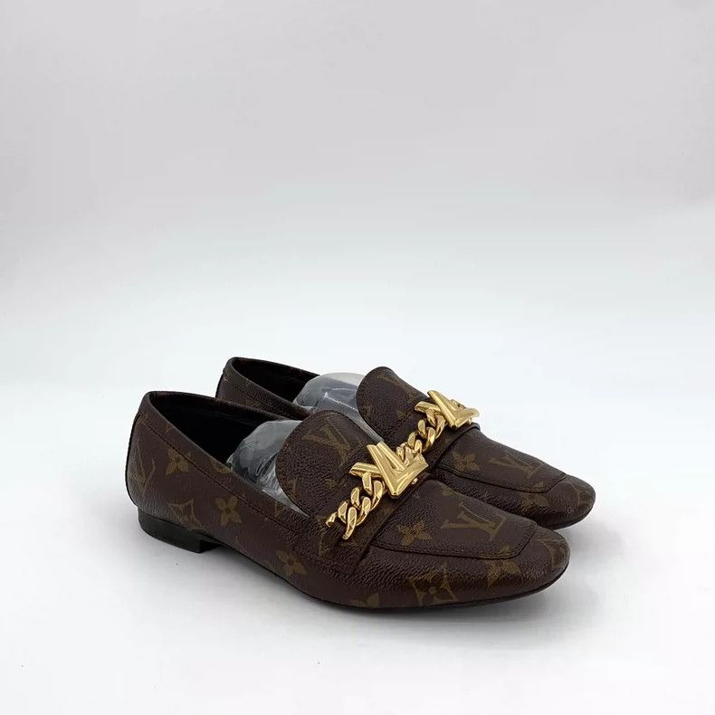 Louis Vuitton Louis Vuitton Dark brown logo presbyopic full print chain Size US 12 / IT 42 - 2 Thumbnail