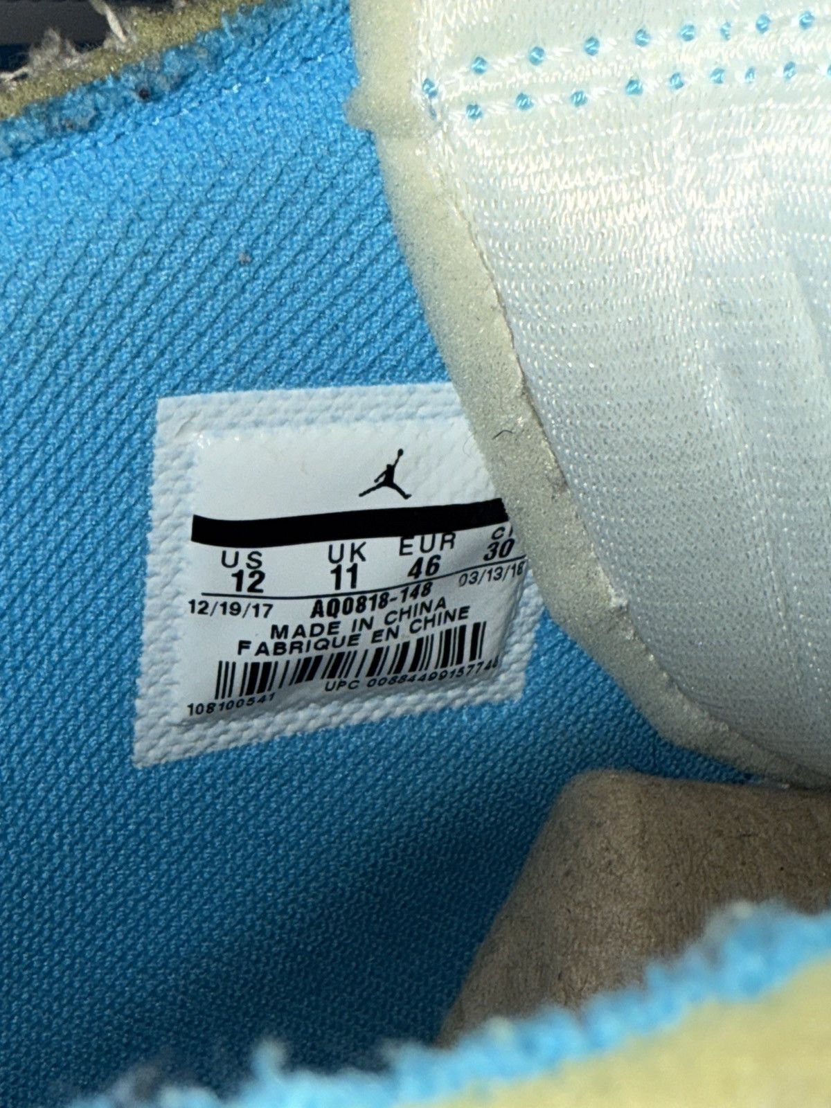 Jordan Brand × Off-White Off white Jordan UNC 1 Size US 12 / EU 45 - 8 Thumbnail