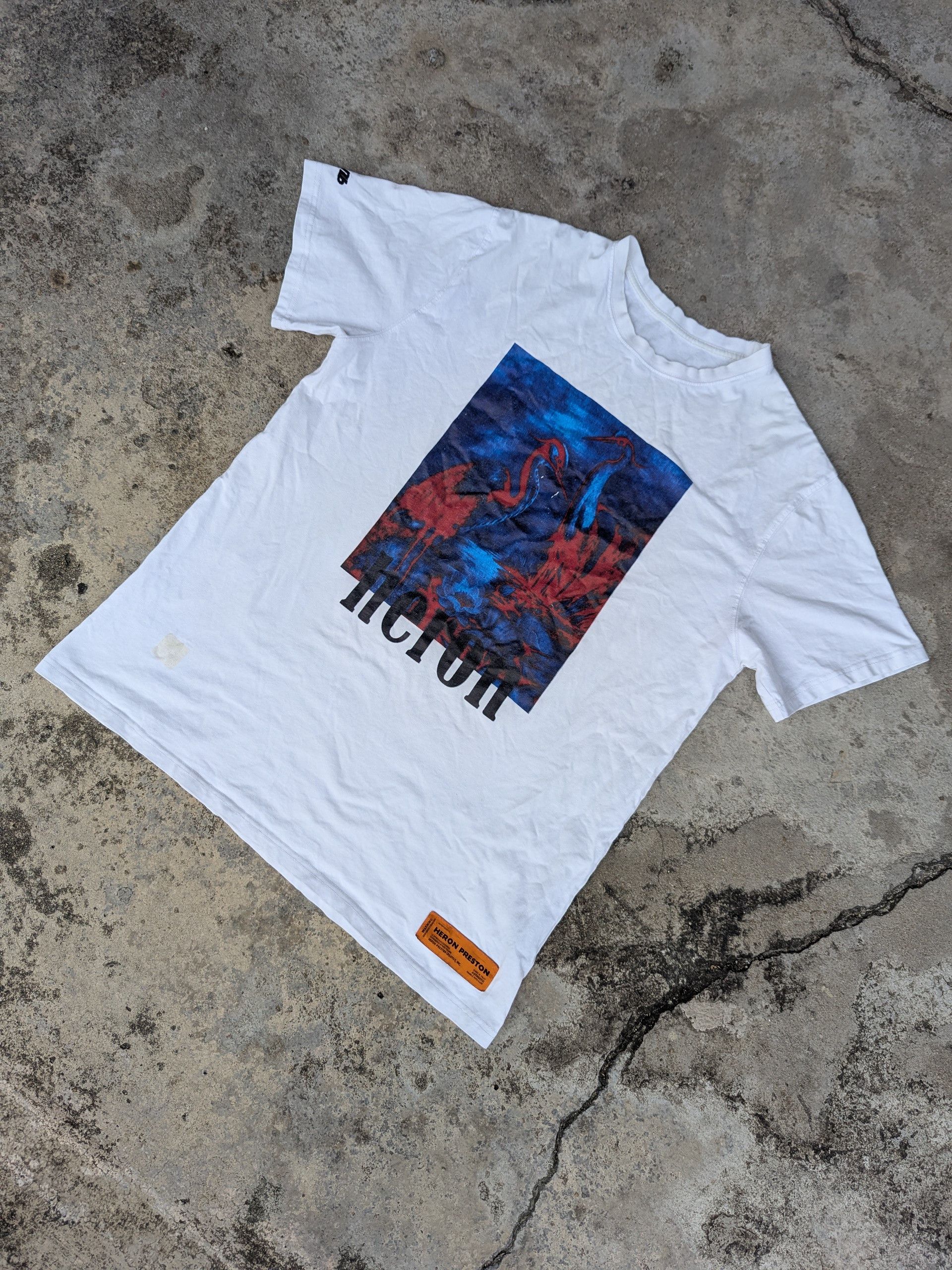 Heron Preston Vintage Y2K Heron Preston Bird Tee Streetwear 90s Style Size US M / EU 48-50 / 2 - 2 Thumbnail