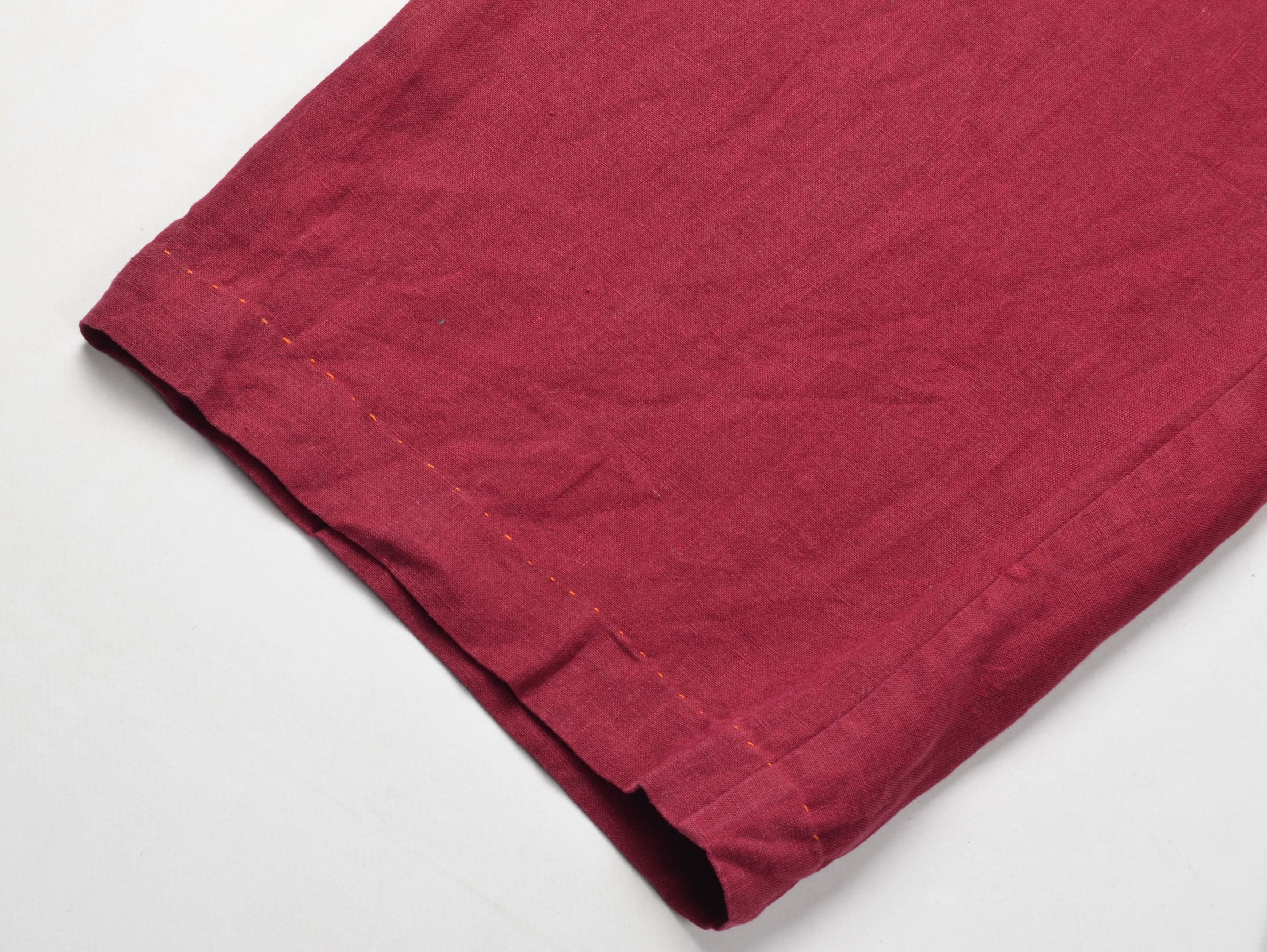 Designer × eskandar Eskandar 100% Linen Wide Leg Elastic Waist Culottes Pants Size 31" - 3 Thumbnail