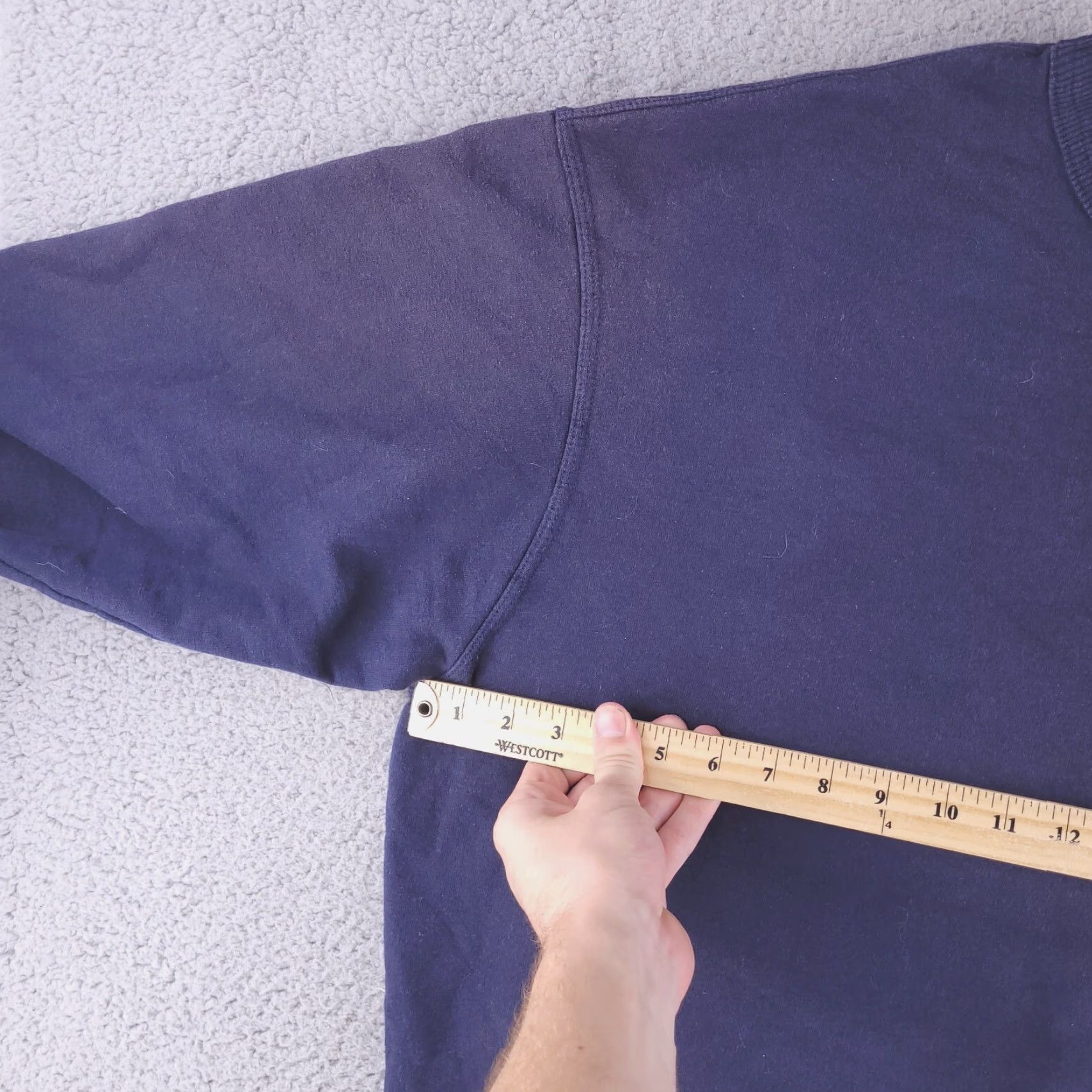 Champion Champion Sweatshirt Mens 2XL Blue Pullover Logo Crewneck, Cotton Blend, Regular, Denim/Blue? Size US XXL / EU 58 / 5 - 5 Thumbnail