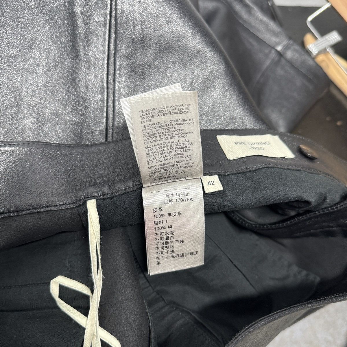 Bottega Veneta Bottega Veneta Pre Spring 2020 Leather Buckle Trouser Pants Size US 34 / EU 50 - 17 Thumbnail