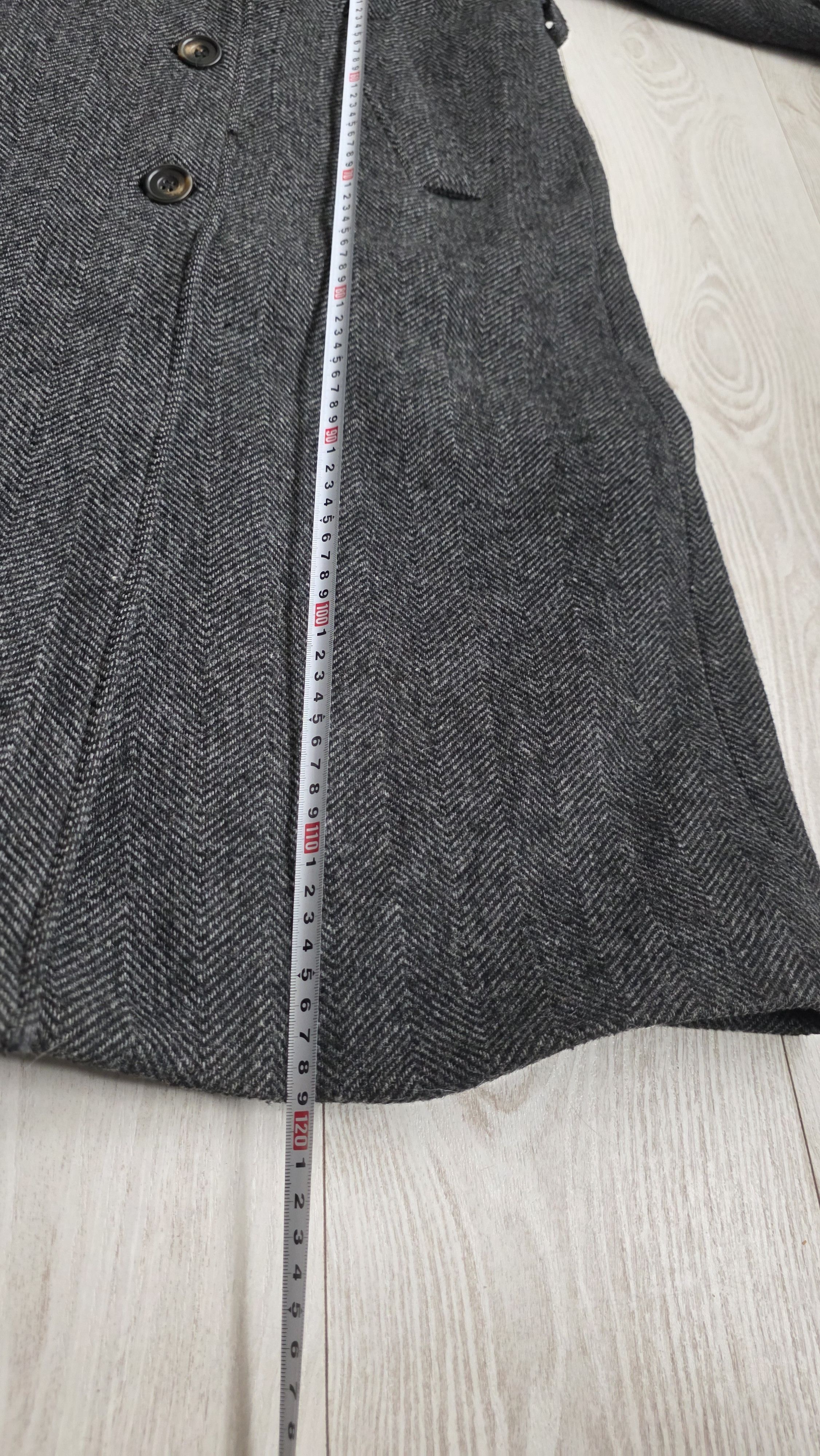 Other Lovechild 1979 – Long herringbone wool coat • classic Size XXL / US 16-18 / IT 52-54 - 15 Thumbnail