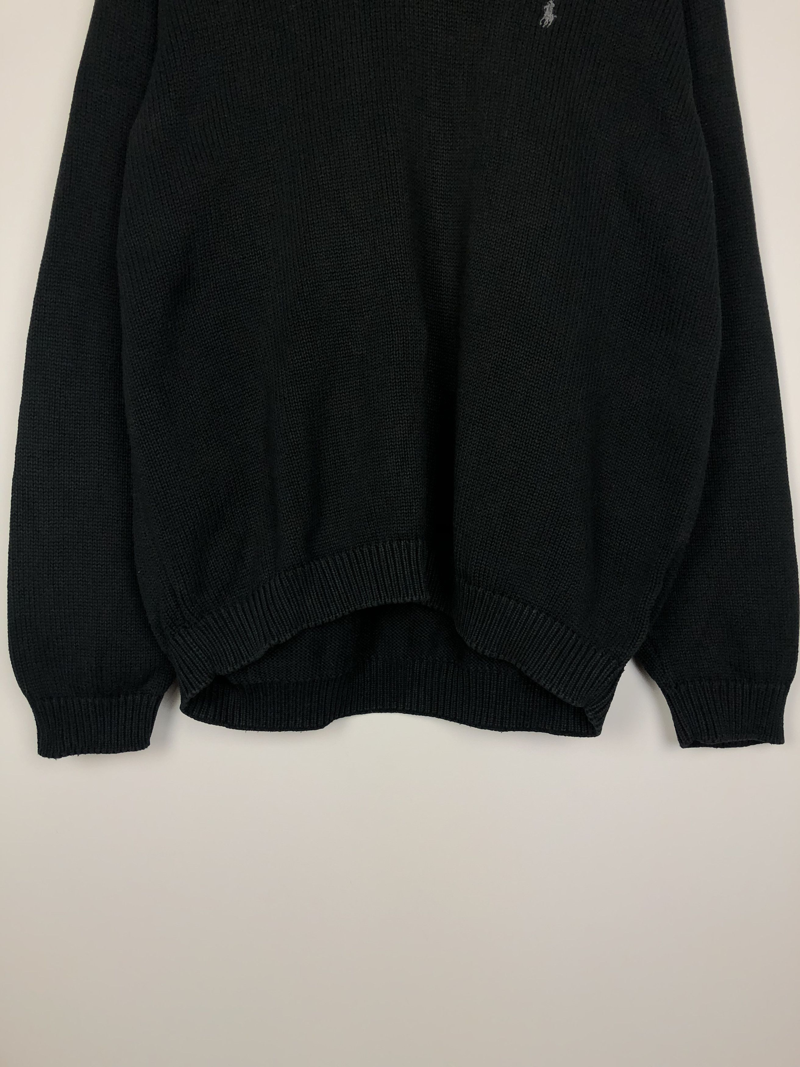 Polo Ralph Lauren Polo Ralph Lauren Knit Sweater Vintage Black XL Size US XL / EU 56 / 4 - 4 Thumbnail