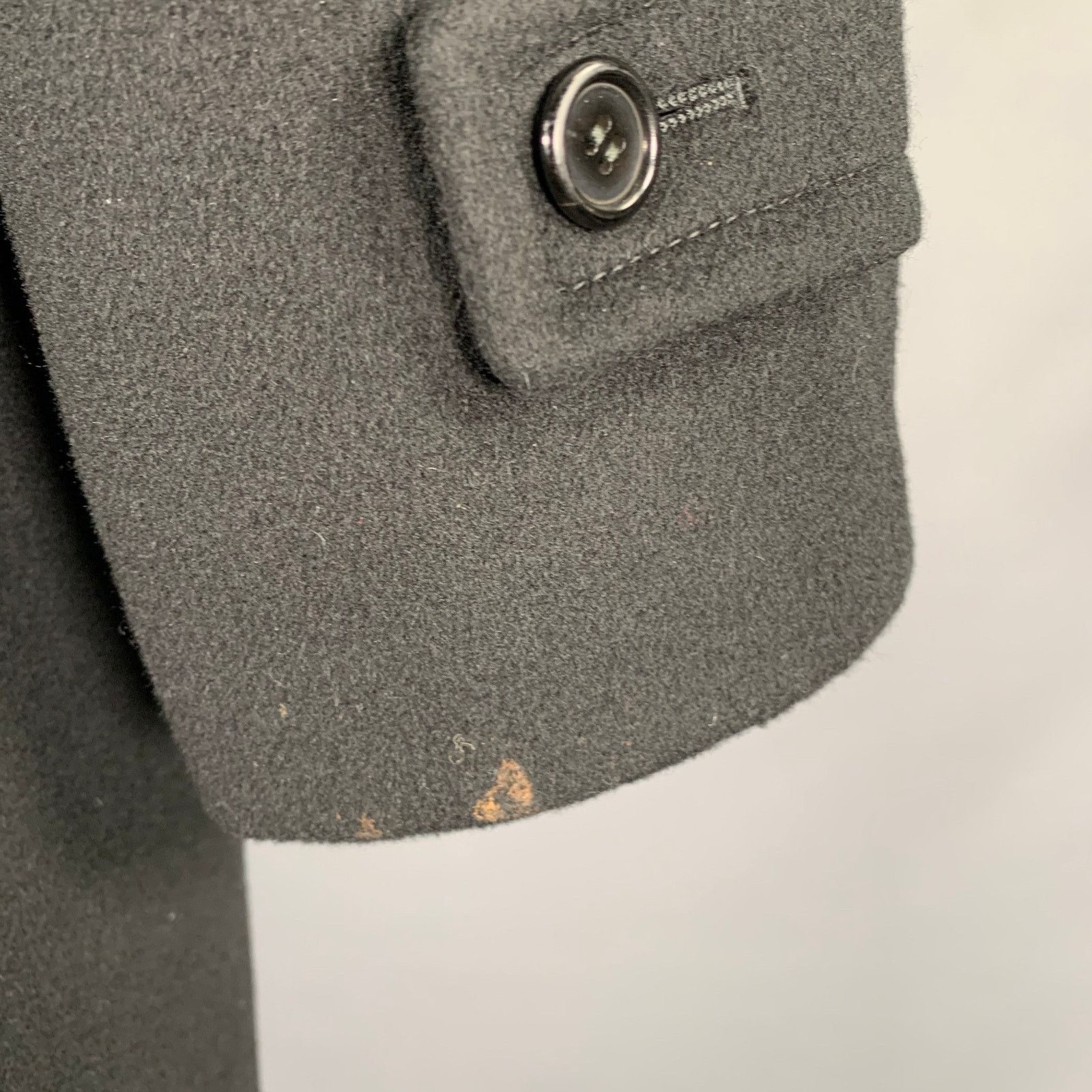 Other BILLY BLUE Size 48 Black Cashmere Single Breasted Coat Size US XXL / EU 58 / 5 - 4 Thumbnail