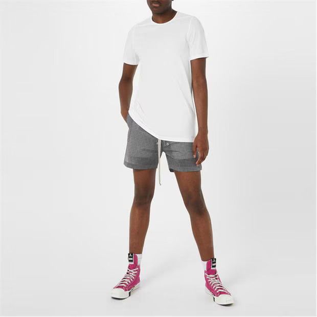 Rick Owens o1g2r1mq0624 Zipped Shorts in Grey & White Size US 30 / EU 46 - 4 Thumbnail