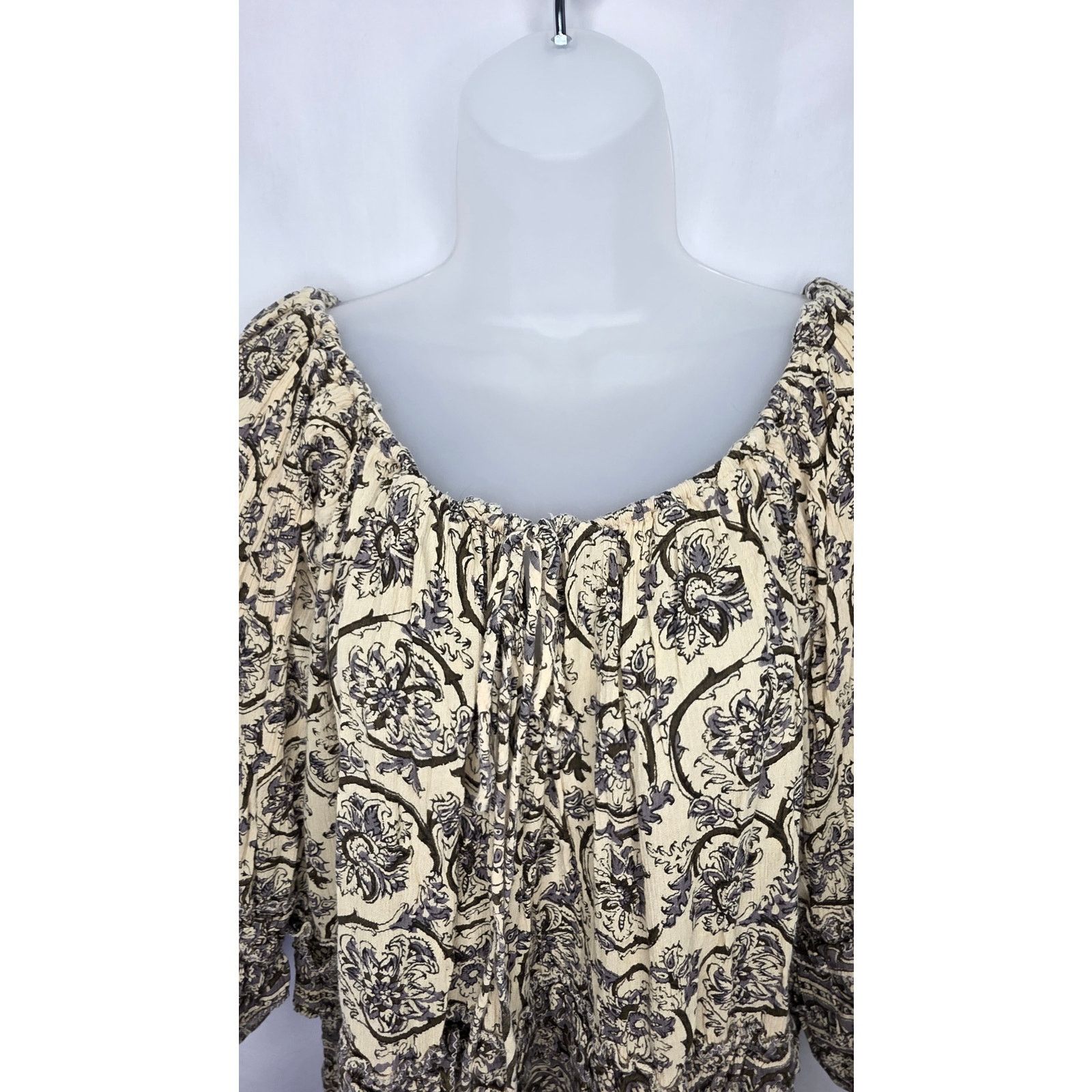 Denim & Supply Ralph Lauren Vintage Denim & Supply Ralph Lauren Boho Peasant Blouse Size S / US 4 / IT 40 - 3 Thumbnail