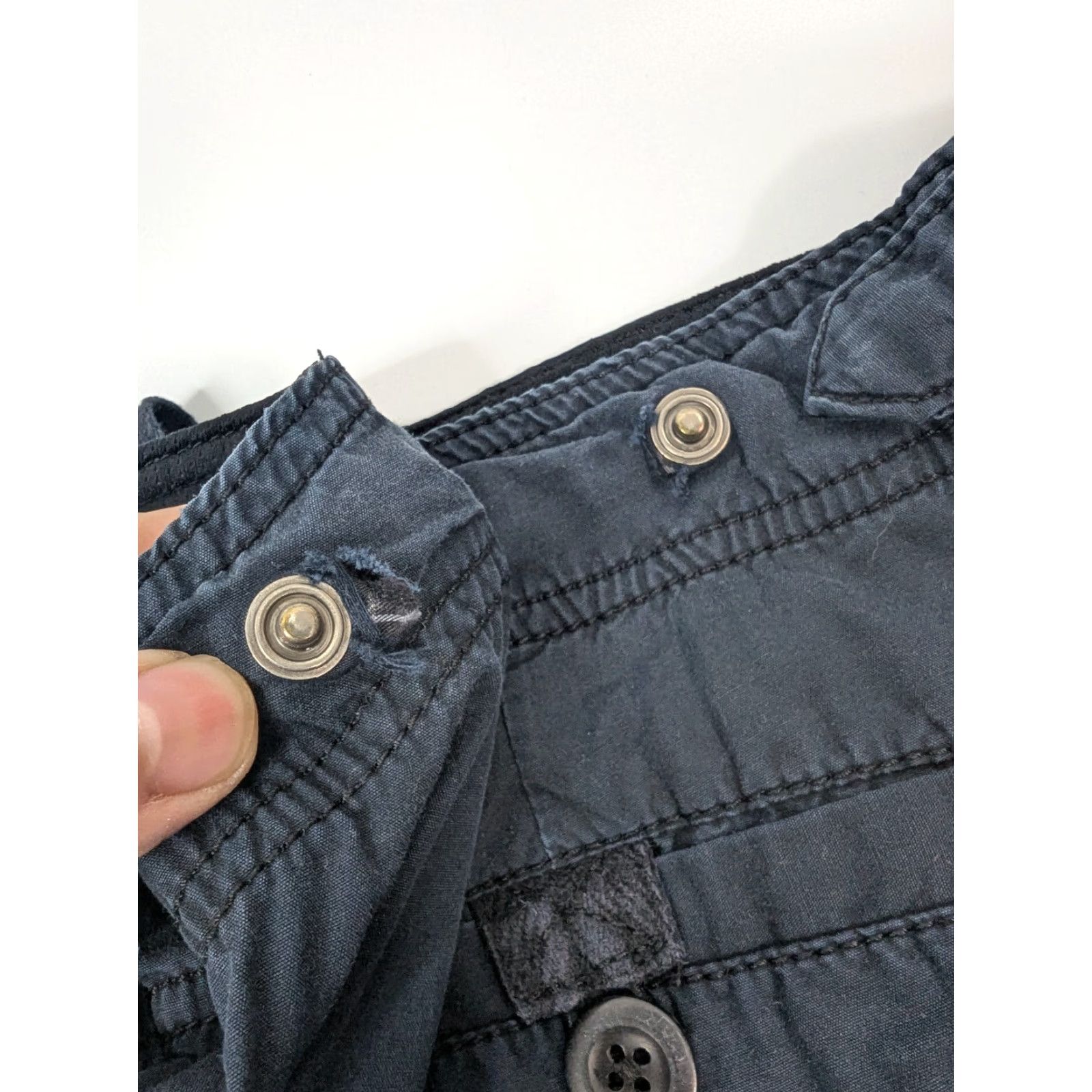 Nike Nike Cargo Shorts Navy Blue Men's Large Outdoor Athletic Dept Size US 33 - 4 Thumbnail
