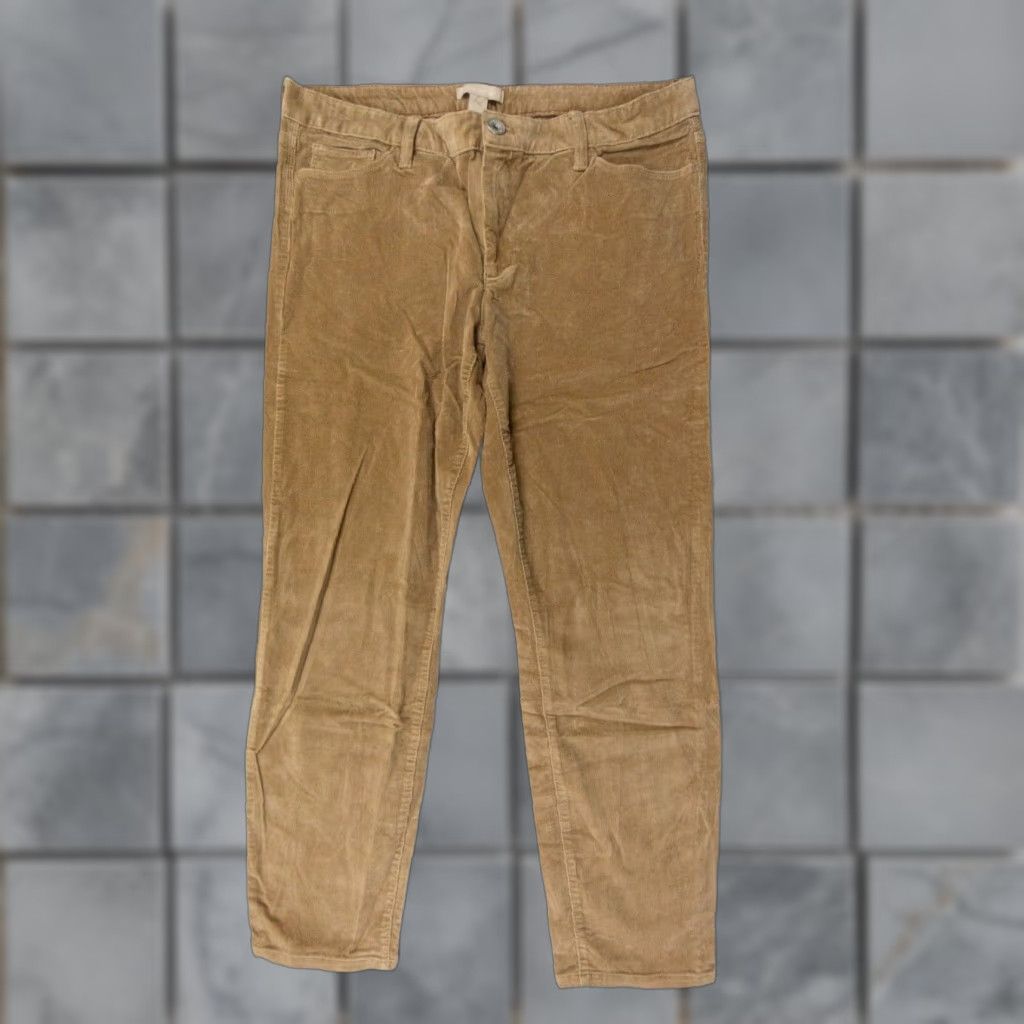 Banana Republic VINTAGE Banana Republic Men's Pants 32x29 Corduroy Ankle Skinny Stretch Casual Brown Size US 32 / EU 48 - 1 Thumbnail