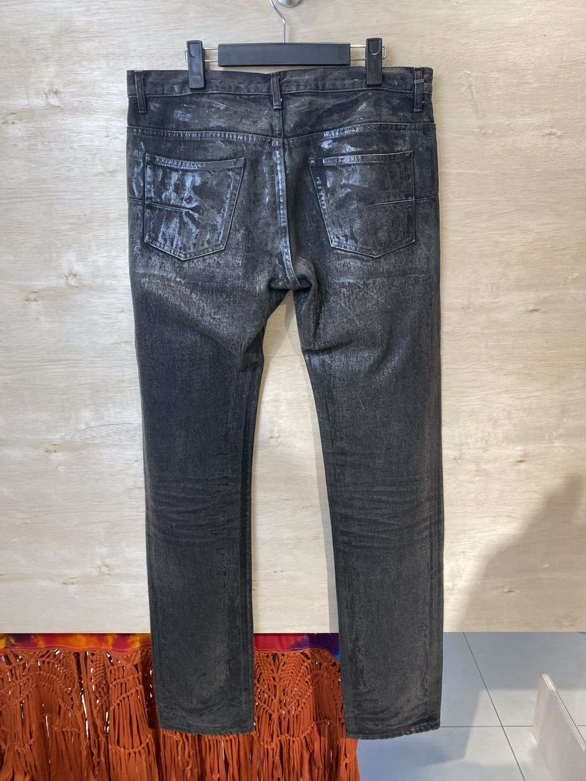 Dior × Hedi Slimane Dion HOMME AW07 LUSTER WAX Denim Size US 33 - 2 Thumbnail