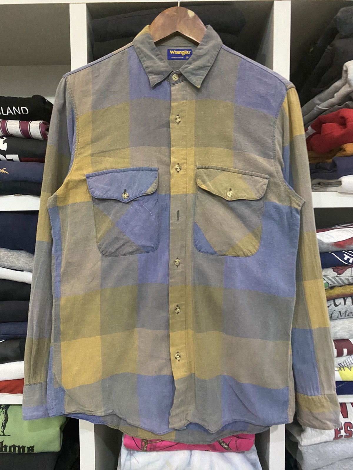 Flannel × Vintage × Wrangler Vintage Wrangler Flannel Size US M / EU 48-50 / 2 - 2 Thumbnail