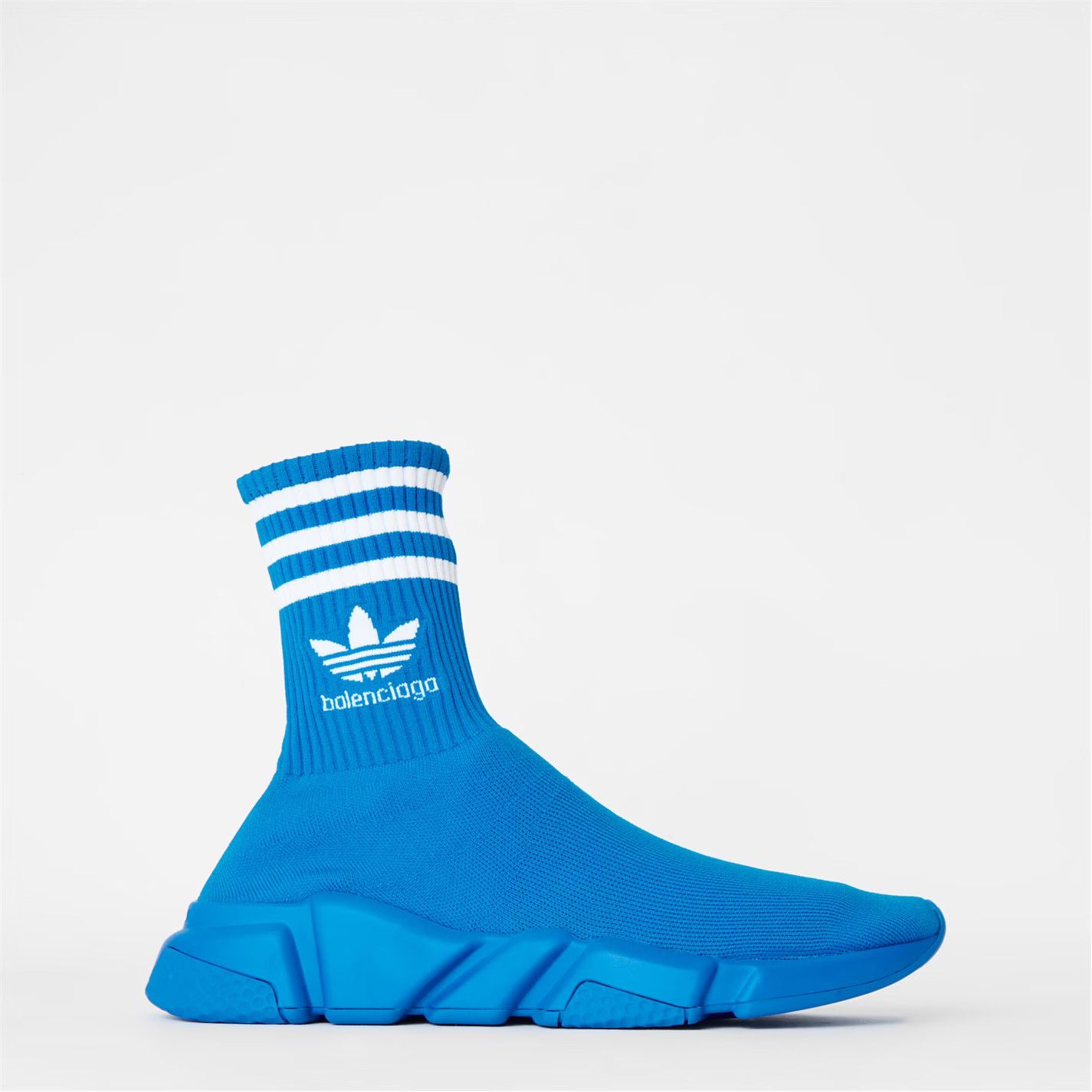 Adidas × Balenciaga o1g2r1mq0226 Speed Trainers In Blue/White Size US 10 / EU 43 - 1 Thumbnail