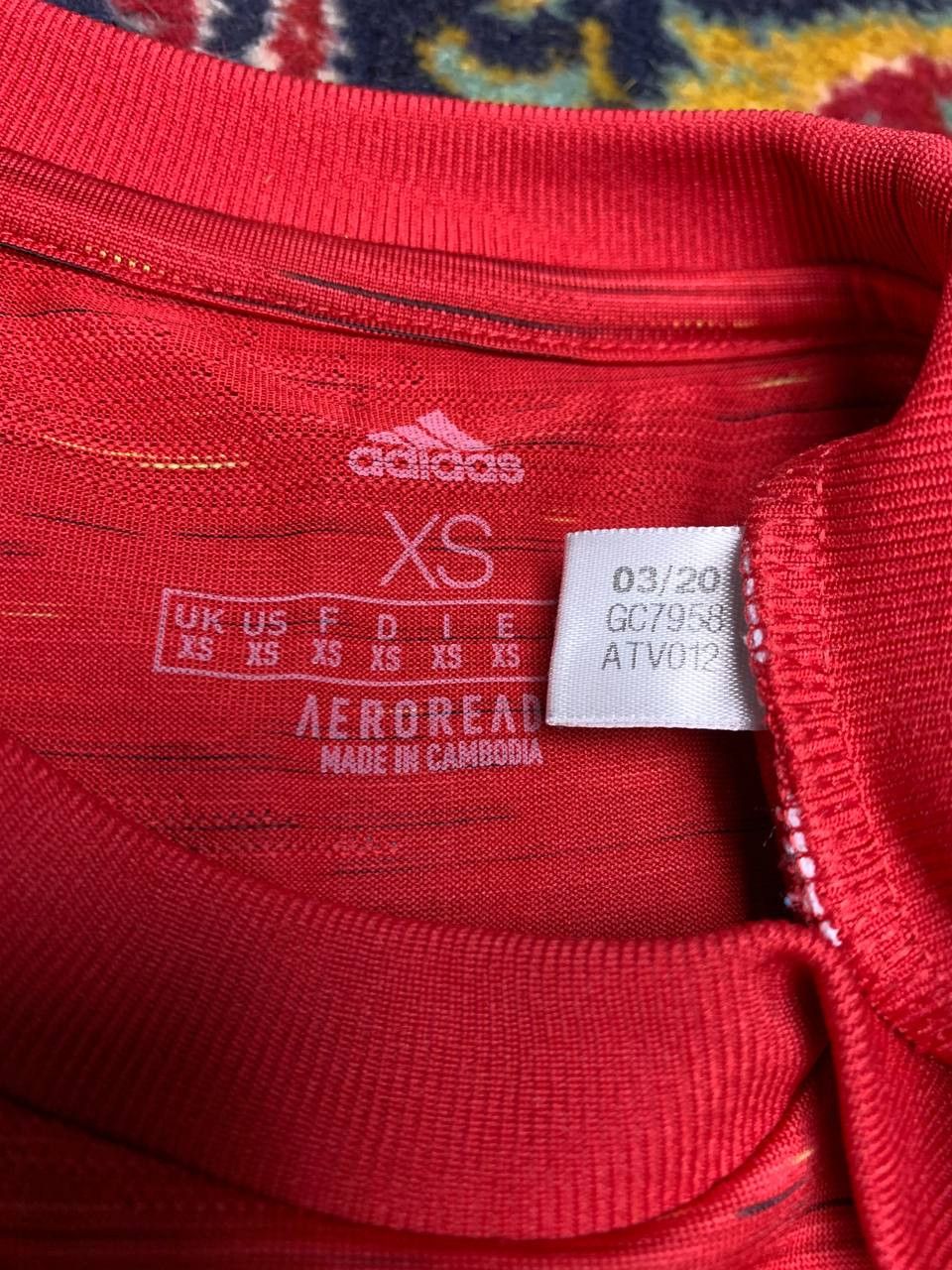 Adidas MANCHESTER UNITED 2020/21 SHIRT SOCCER JERSEY B. FERNANDES Size US XS / EU 42 / 0 - 4 Thumbnail