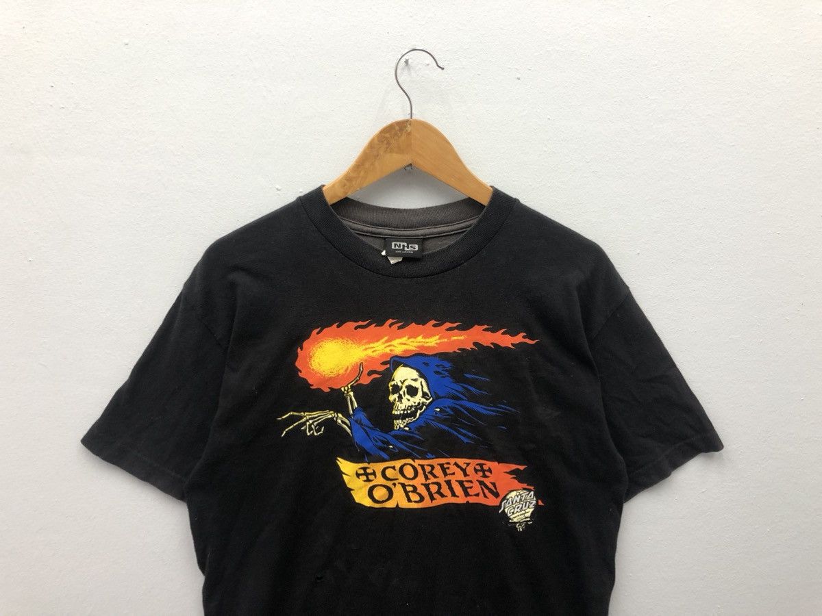 Santa Cruz Skateboards Vintage Santa Cruz Corey O’brien Skateboard Tshirt Size US M / EU 48-50 / 2 - 2 Thumbnail
