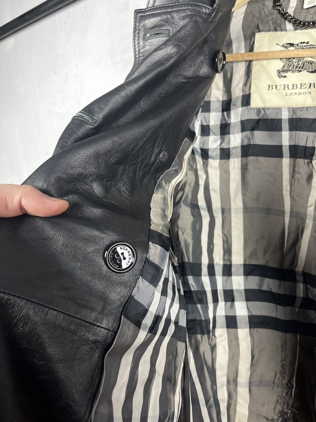 Burberry Burberry avant garde y2k leather coat jacket RARE Size M / US 6-8 / IT 42-44 - 18 Thumbnail
