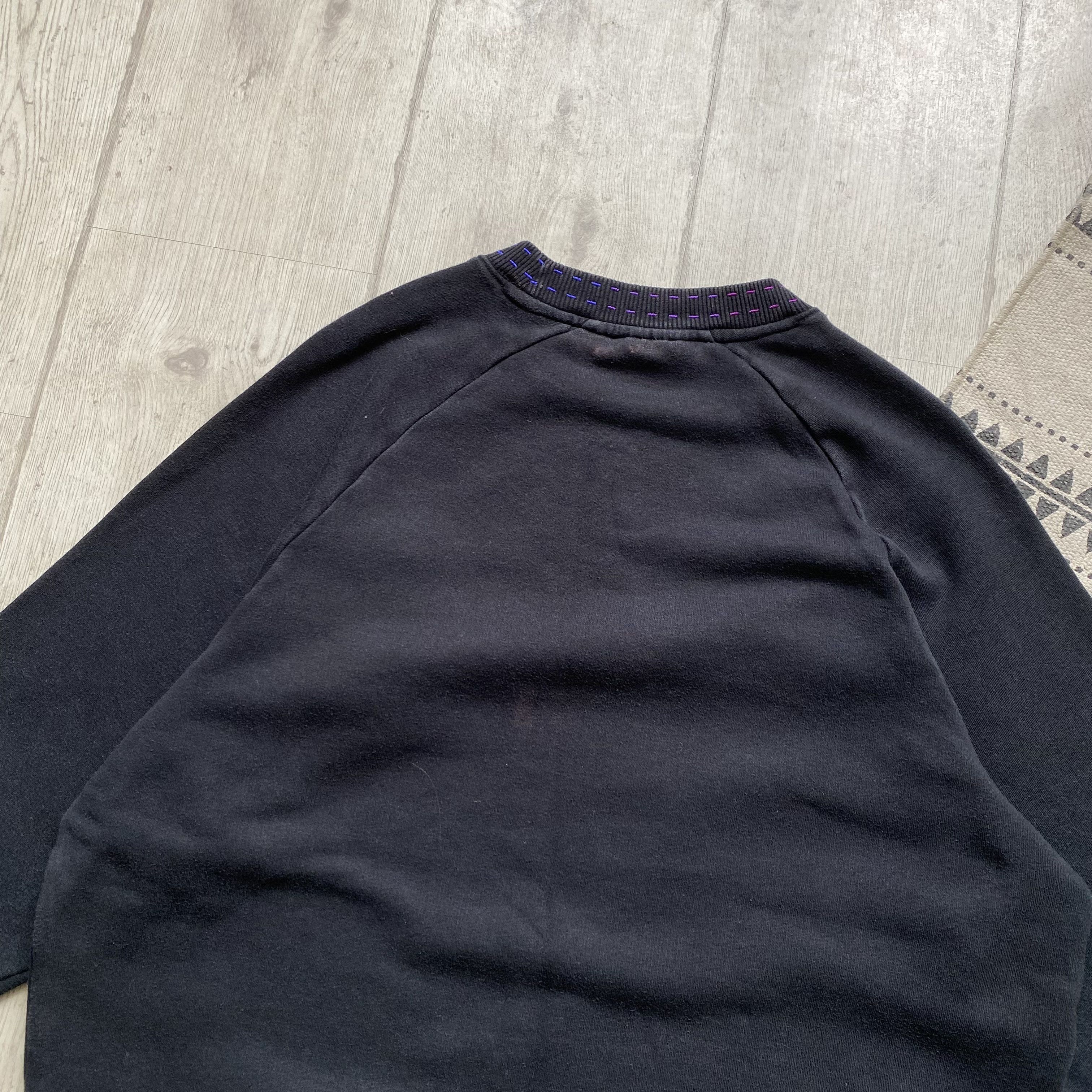 Trapstar London 👟 Faded Trapsrar Boxy Sweatshirt Neck Logo London Cortiez Size US M / EU 48-50 / 2 - 9 Thumbnail