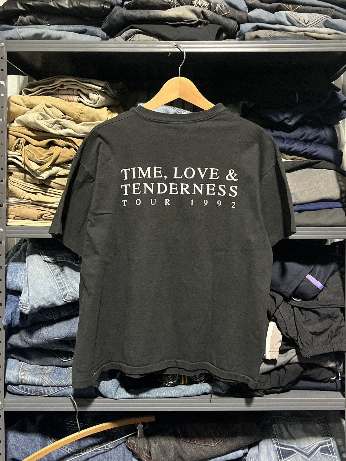 Band Tees × Vintage Vintage Michael Bolton 1991 Time Love & Tenderness Tour Tee Size US M / EU 48-50 / 2 - 2 Thumbnail