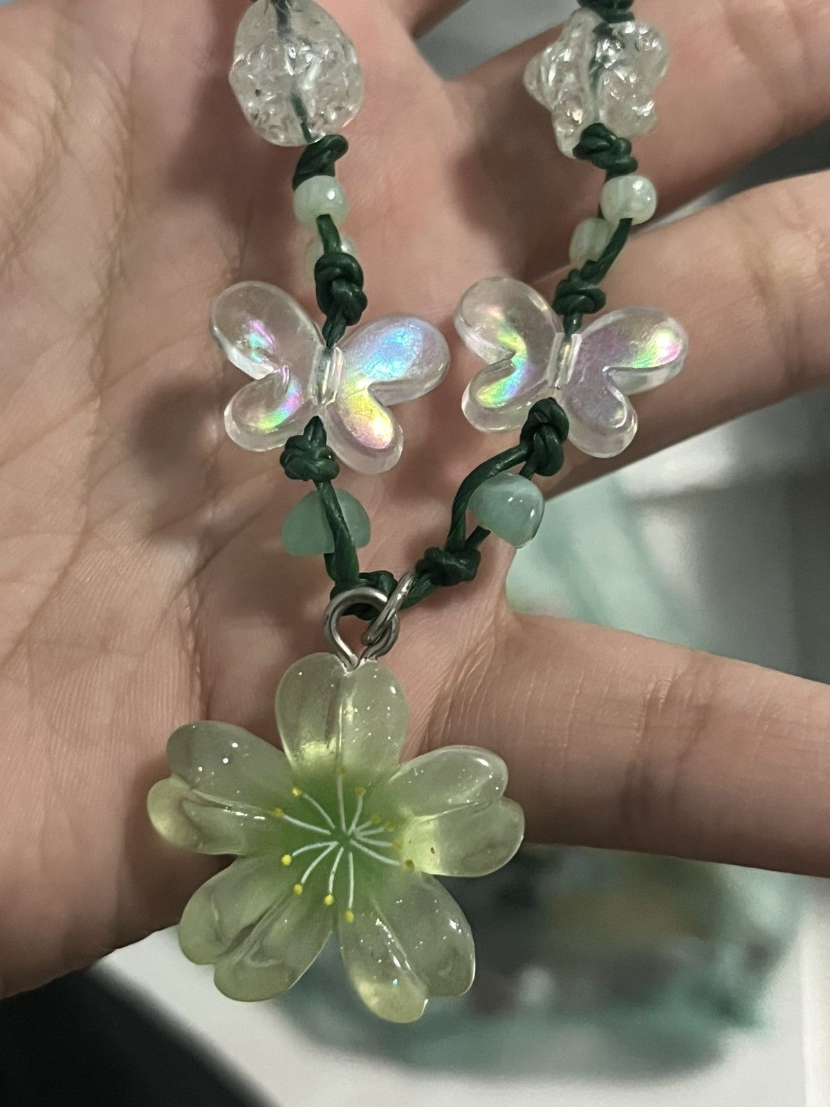 Handmade Waxed cord necklace Size ONE SIZE - 9 Thumbnail