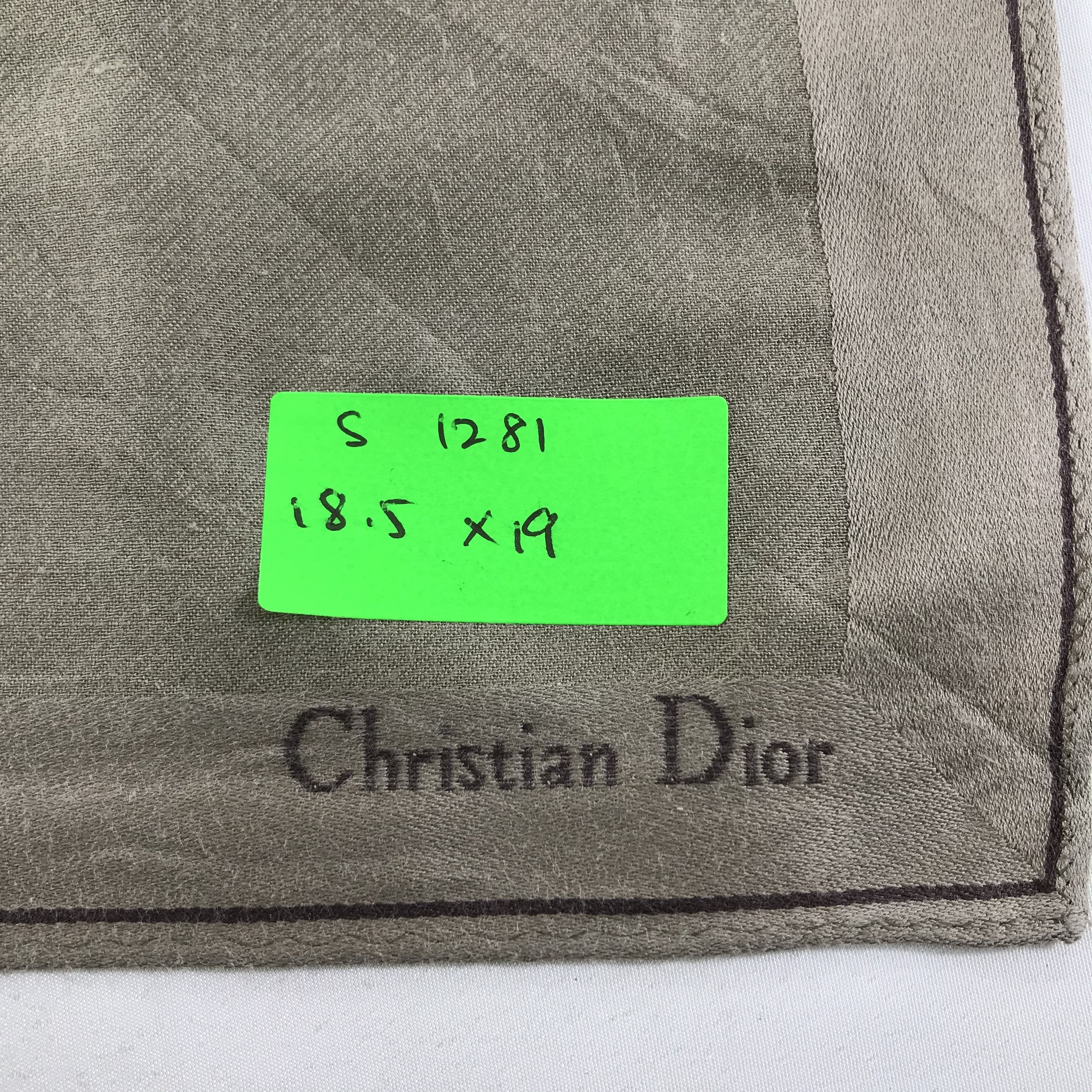Vintage Christian Dior Bandana / Handkerchief / Neckerchief - S1281 Size ONE SIZE - 5 Thumbnail
