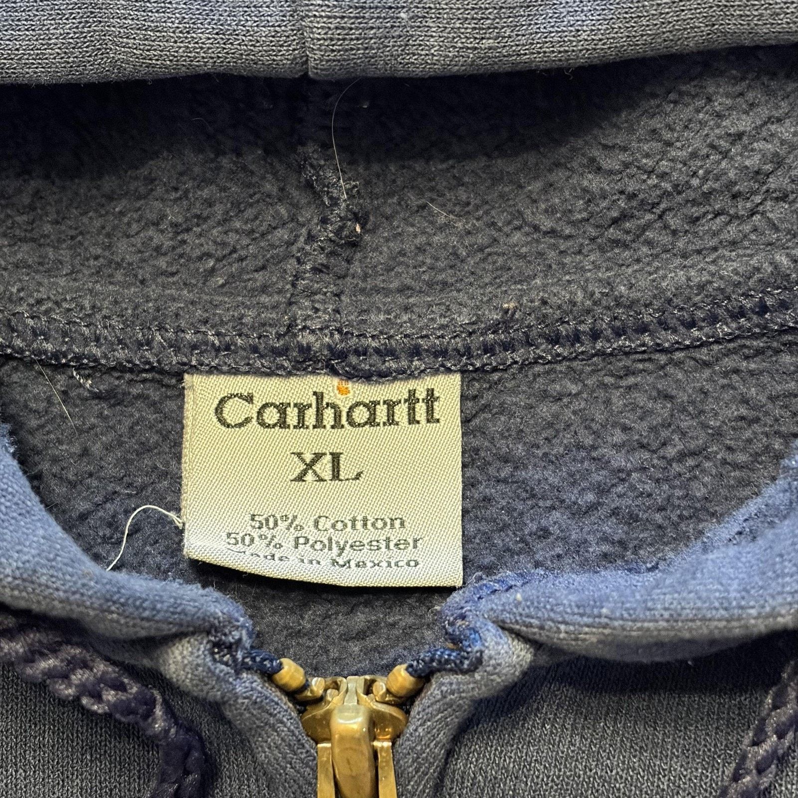Carhartt Carhartt Hoodie Sweatshirt Mens XL Fleece Full Zip Workwear Size US XL / EU 56 / 4 - 7 Thumbnail