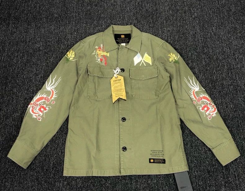 Neighborhood NEIGHBORHOOD BDU Dragon Embroidered Shirt - dmc Size US S / EU 44-46 / 1 - 1 Thumbnail