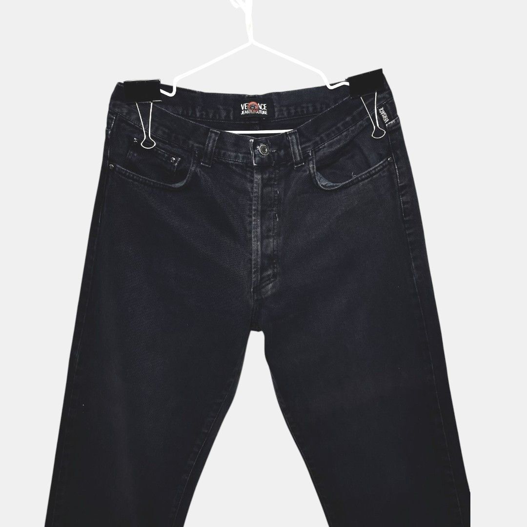 Versace Jeans Couture Versace Jeans Couture dark denim Y2K-FASHIONELLA Size US 32 / EU 48 - 3 Thumbnail