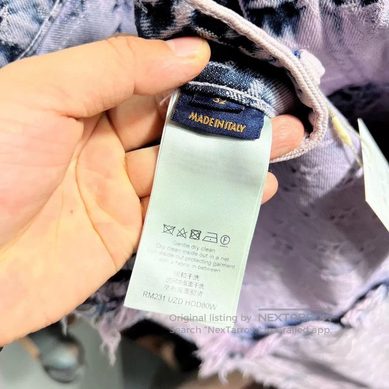 Louis Vuitton Louis Vuitton Monogram Fringe Jeans. Size US 32 / EU 48 - 4 Thumbnail