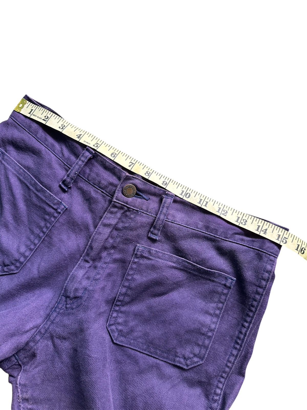 Japanese Brand Vintage Bison Super Flared Pants Size US 30 / EU 46 - 6 Thumbnail