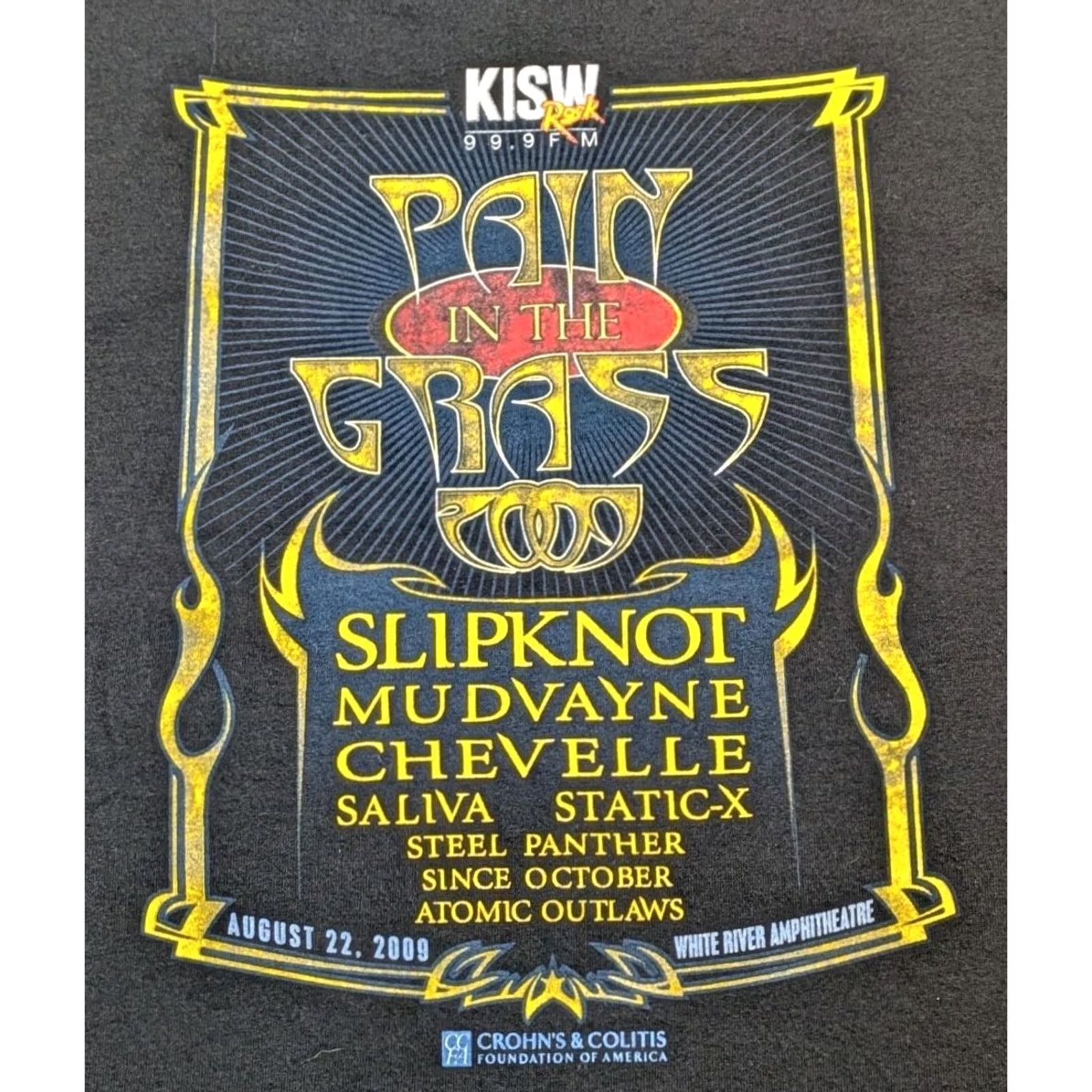 Port & Company VINTAGE KISW Pain In The Grass Shirt Seattle Music Festival Slipknot Mudvayne XL Size US XL / EU 56 / 4 - 3 Thumbnail